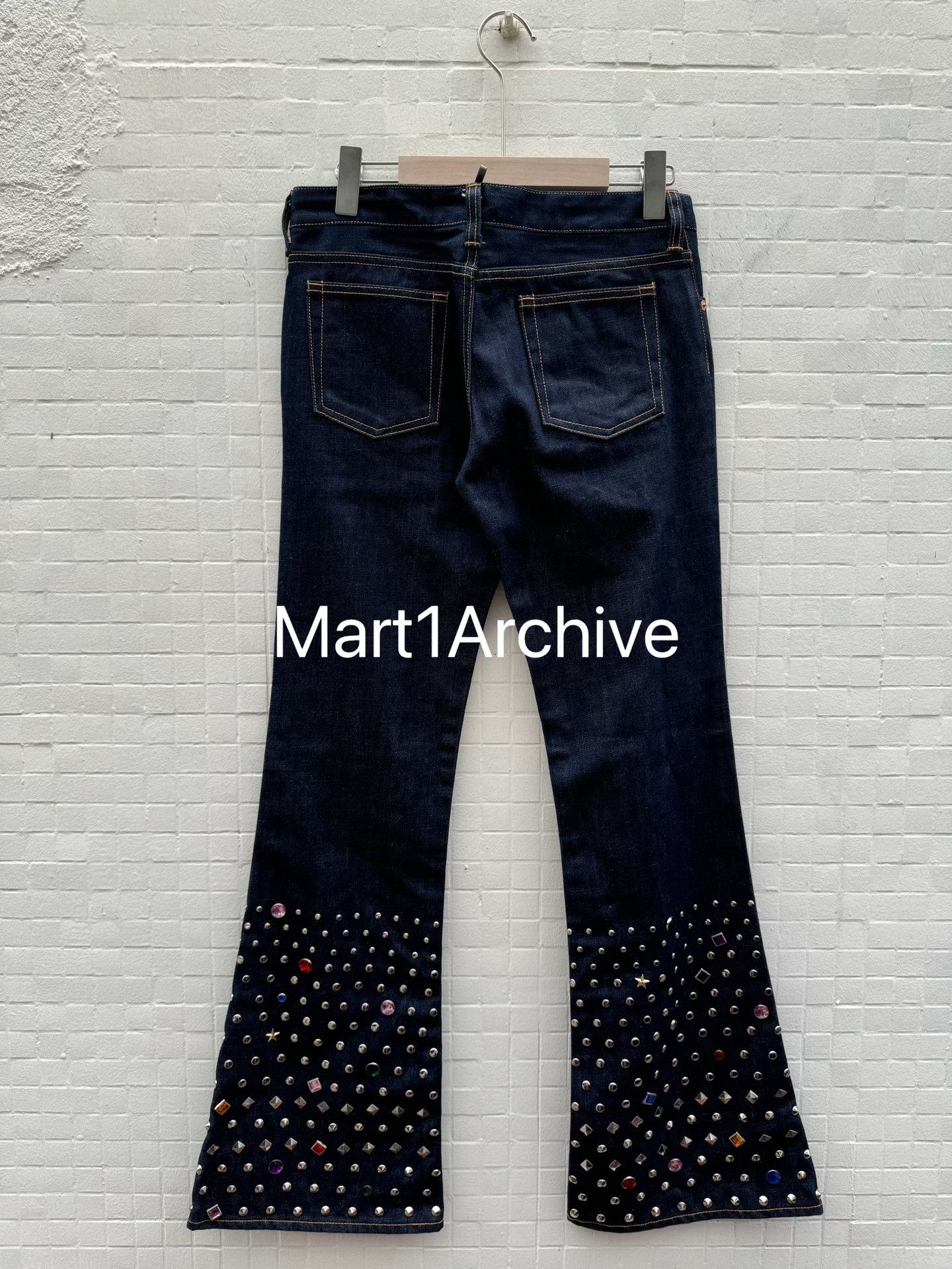 Junya Watanabe Junya Watanabe Jewel Stud Denim Jeans M Size US 32 / EU 48 - 3 Thumbnail