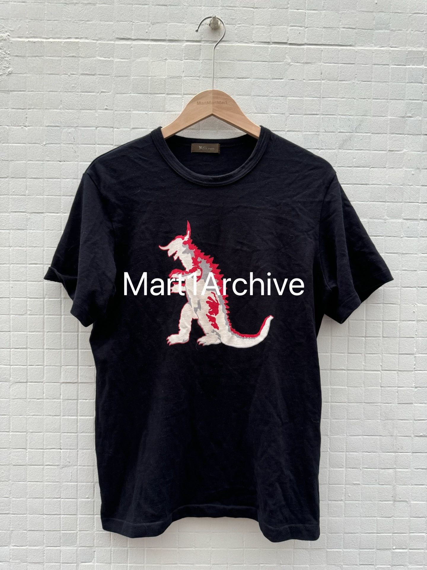 Yohji Yamamoto Yohji Yamamoto Y's for Men Godzilla Graphic T-Shirt Size L Size US L / EU 52-54 / 3 - 2 Thumbnail