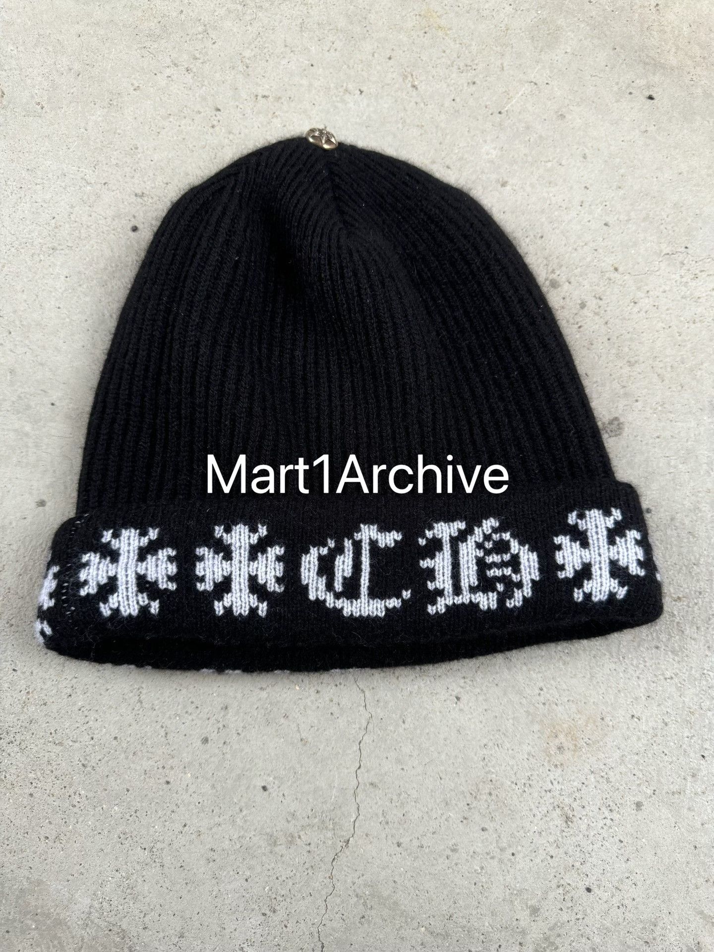 Chrome Hearts Chrome Hearts Cashmere Star Button Beanie One Size Size ONE SIZE - 2 Thumbnail
