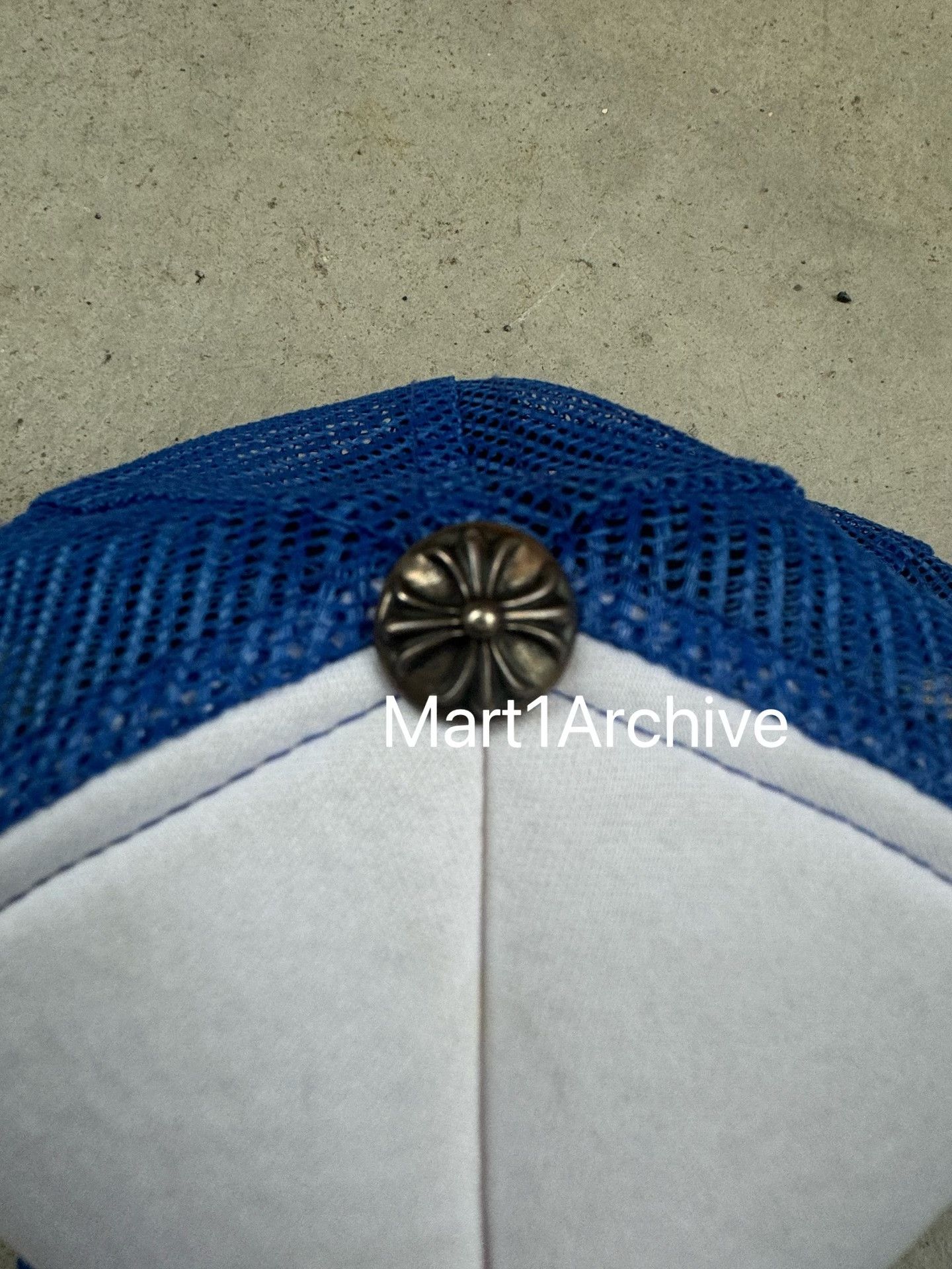 Chrome Hearts Chrome Hearts Blue White Trucker Hat One Size Size ONE SIZE - 4 Thumbnail