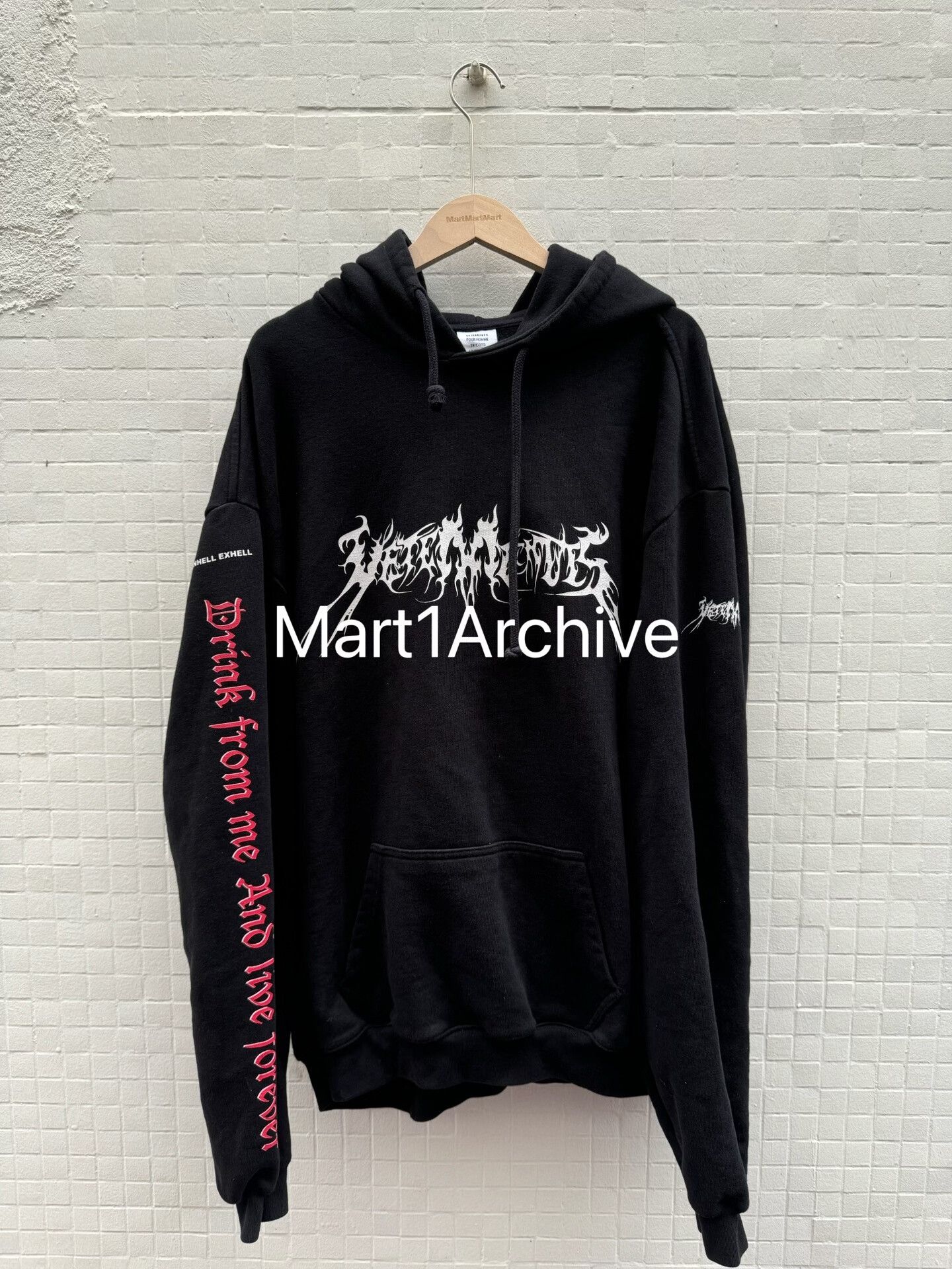 Vetements Vetements Total Fucking Darkness Hoodie L Size US L / EU 52-54 / 3 - 2 Thumbnail