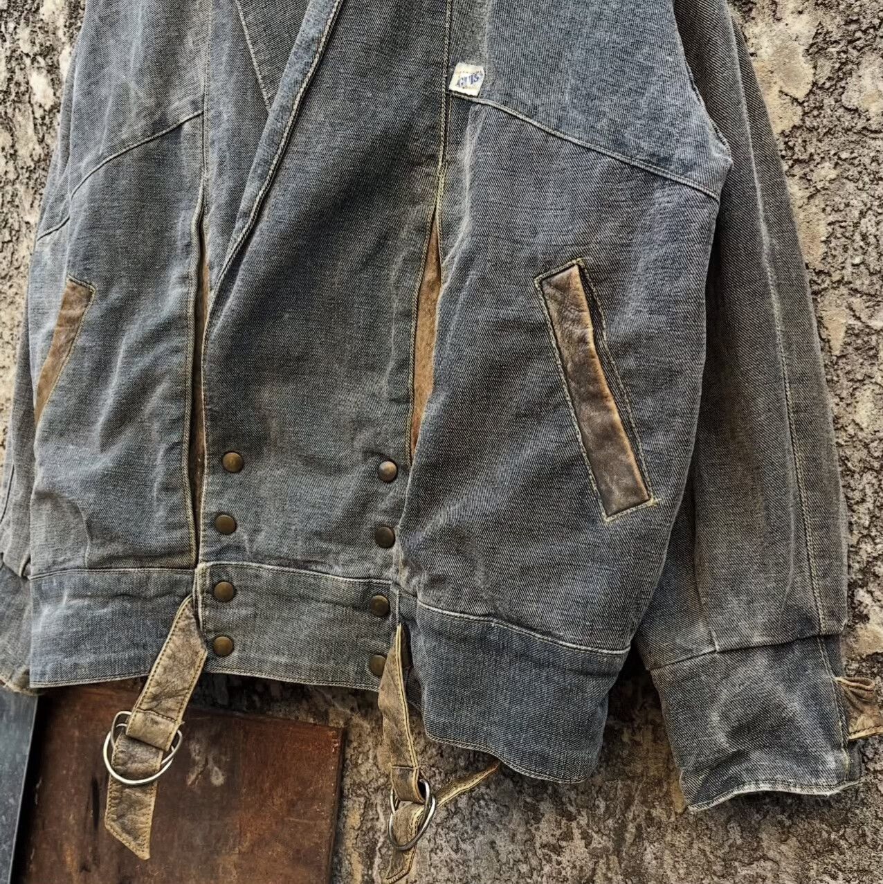 Vintage Vintage 1980s Guess Denim Cropped Jacket Size M / US 6-8 / IT 42-44 - 6 Thumbnail