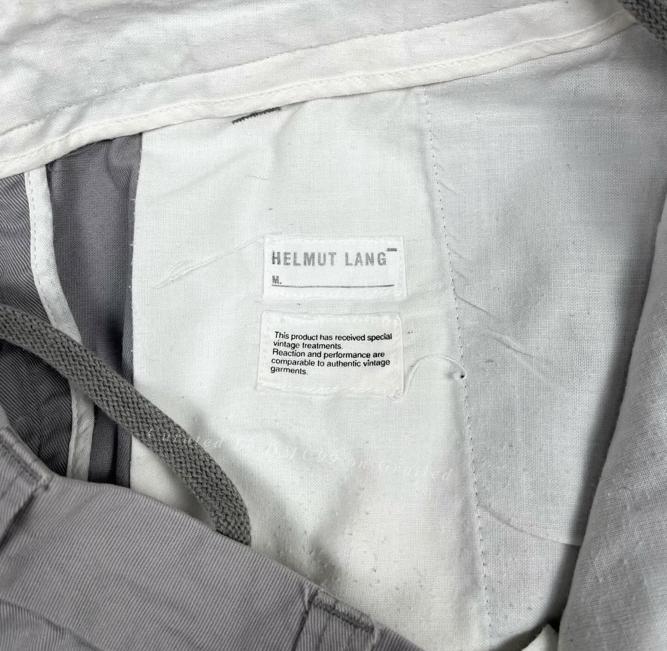 Helmut Lang 2000s Helmut Lang Archive Grey Pants Size US 30 / EU 46 - 2 Thumbnail