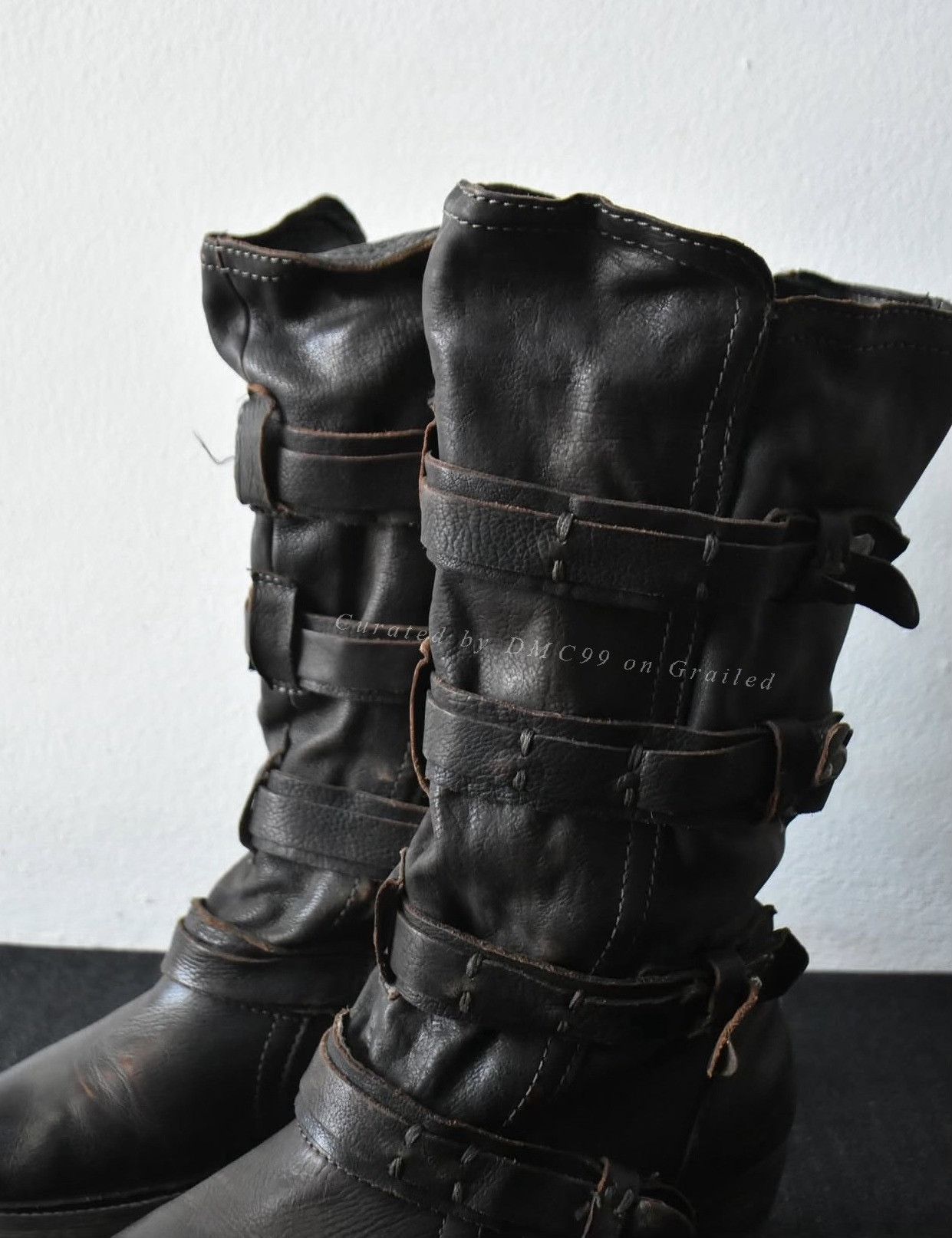 Vintage Vintage A.S.98 2010s High Leather Boots Size US 8 / EU 41 - 9 Thumbnail