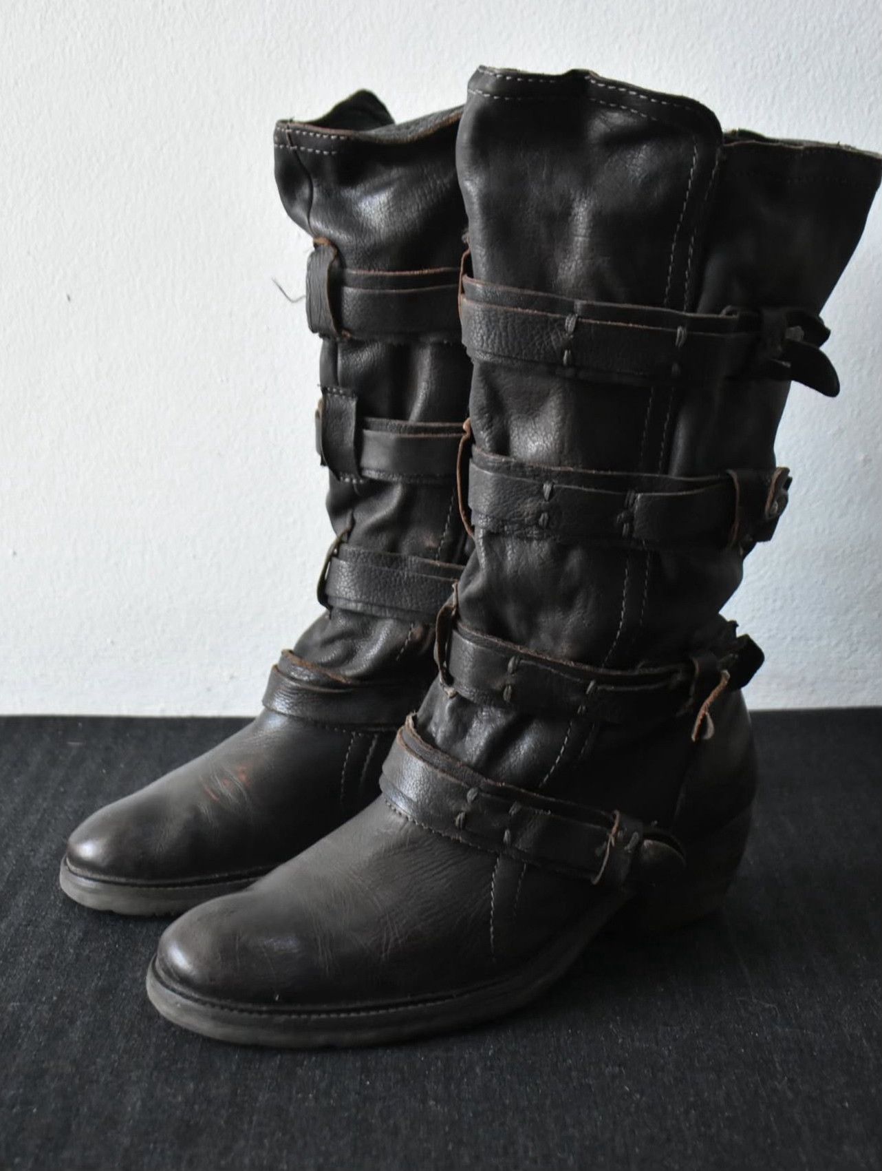 Vintage Vintage A.S.98 2010s High Leather Boots Size US 8 / EU 41 - 8 Thumbnail