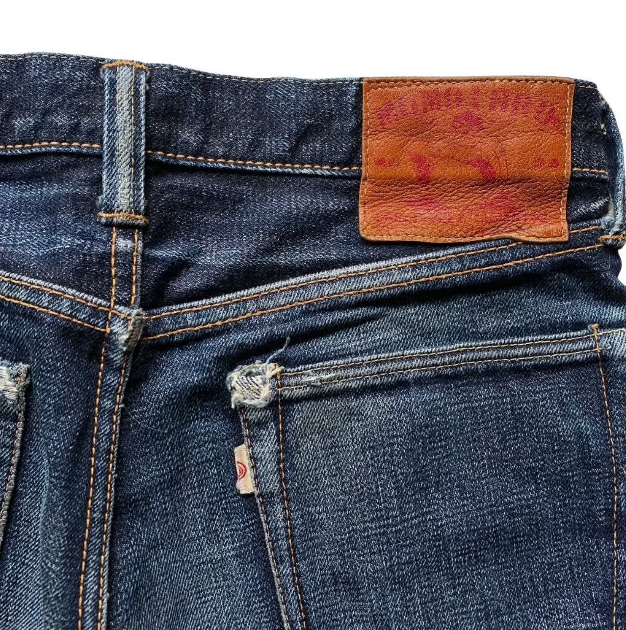 Vintage Momotaro 0201 Vintage Slim Straight Denim Size US 30 / EU 46 - 7 Thumbnail