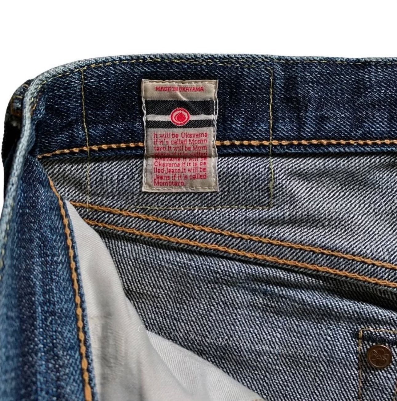 Vintage Momotaro 0201 Vintage Slim Straight Denim Size US 30 / EU 46 - 3 Thumbnail