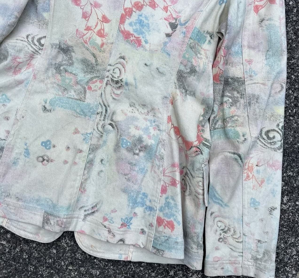 Vintage Vintage Vivienne Tam 1990s Abstract Coat Size M / US 6-8 / IT 42-44 - 9 Thumbnail