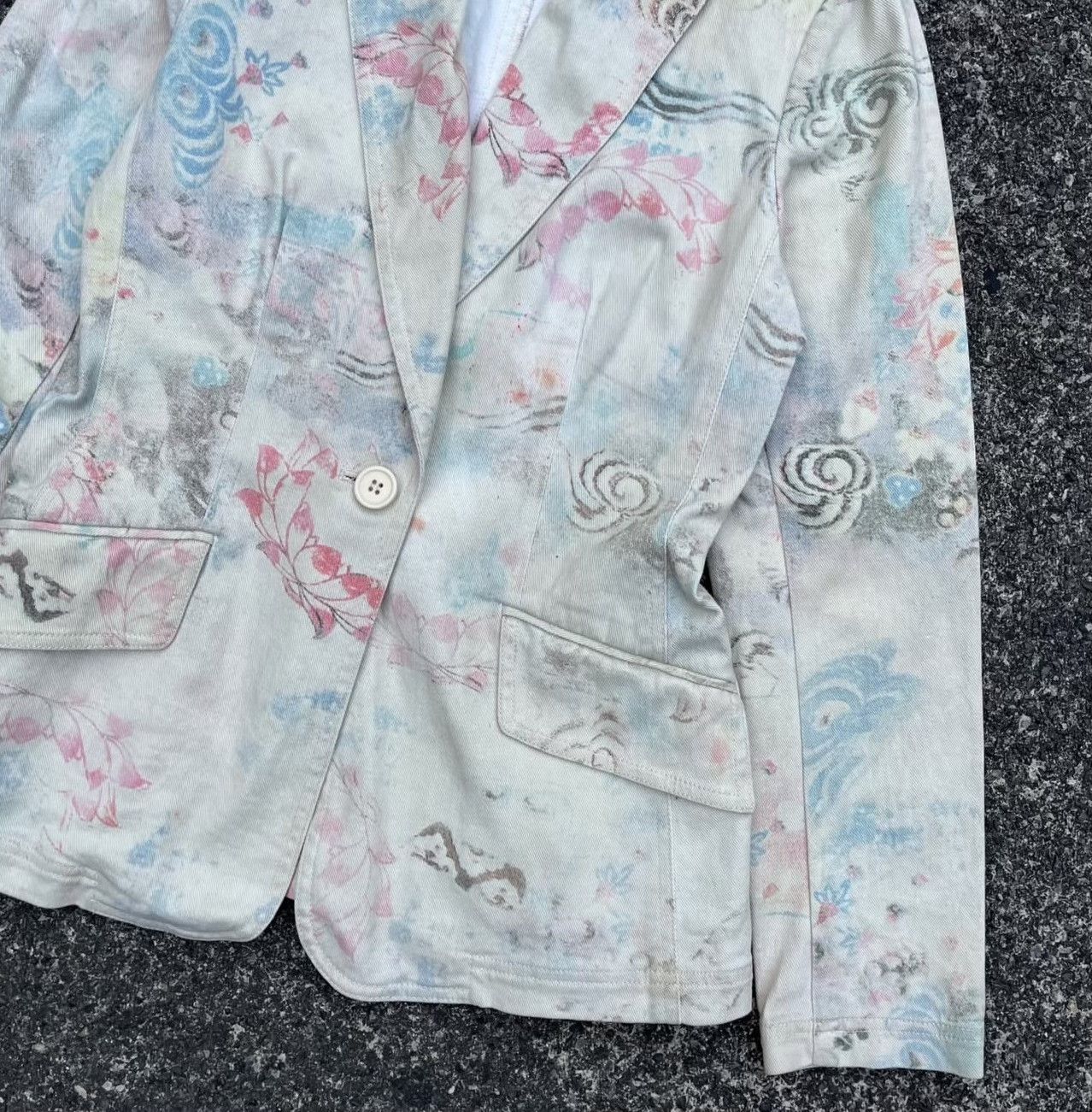 Vintage Vintage Vivienne Tam 1990s Abstract Coat Size M / US 6-8 / IT 42-44 - 5 Thumbnail