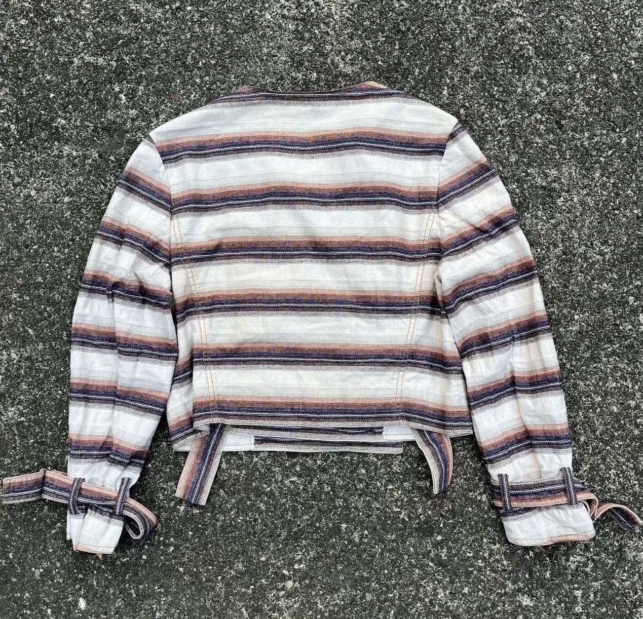 Vintage Vintage Vivienne Tam SS/97 Buddha Stripe Cardigan Size M / US 6-8 / IT 42-44 - 4 Thumbnail