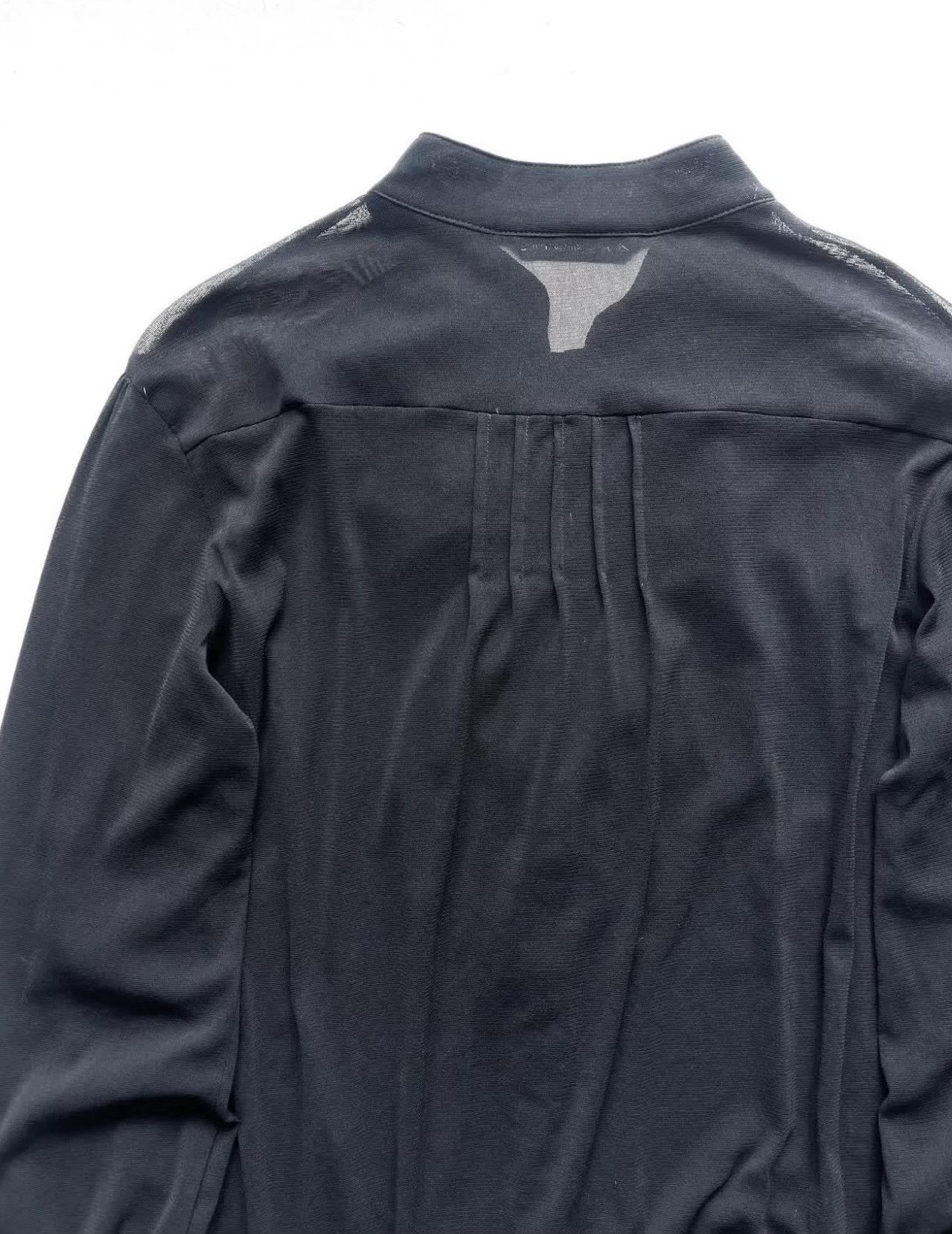 Vintage Vintage Vivienne Tam Black Sheer Blouse Size M / US 6-8 / IT 42-44 - 5 Thumbnail