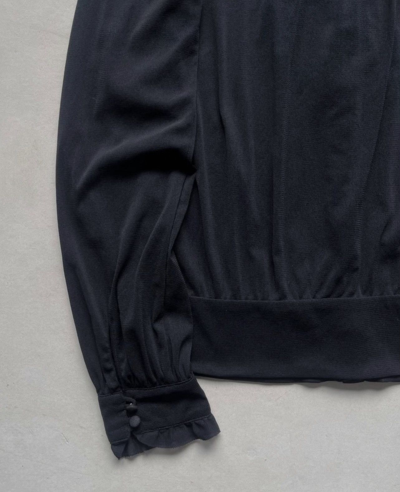 Vintage Vintage Vivienne Tam Black Sheer Blouse Size M / US 6-8 / IT 42-44 - 6 Thumbnail