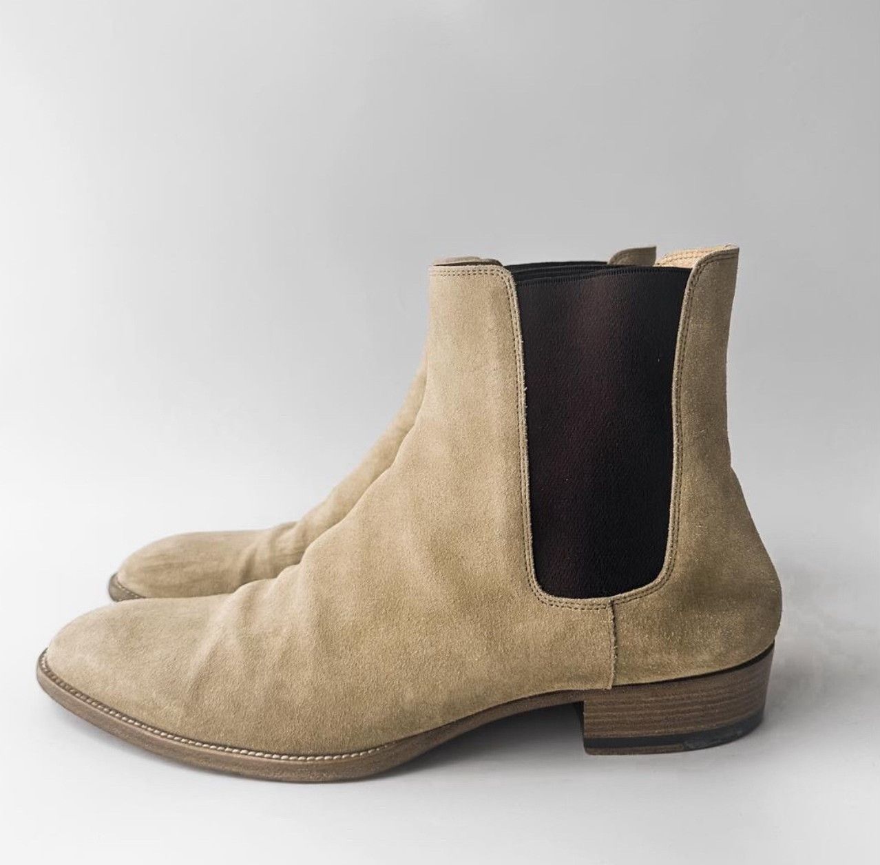 Vintage Vintage 2010s Saint Laurent Wyatt Chelsea Boots Size US 9 / EU 42 - 3 Thumbnail