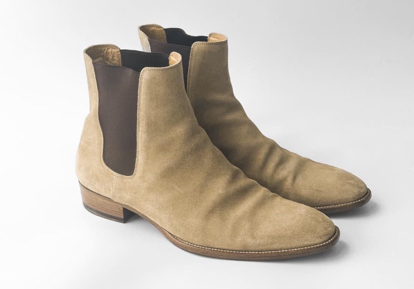 Vintage Vintage 2010s Saint Laurent Wyatt Chelsea Boots Size US 9 / EU 42 - 2 Thumbnail