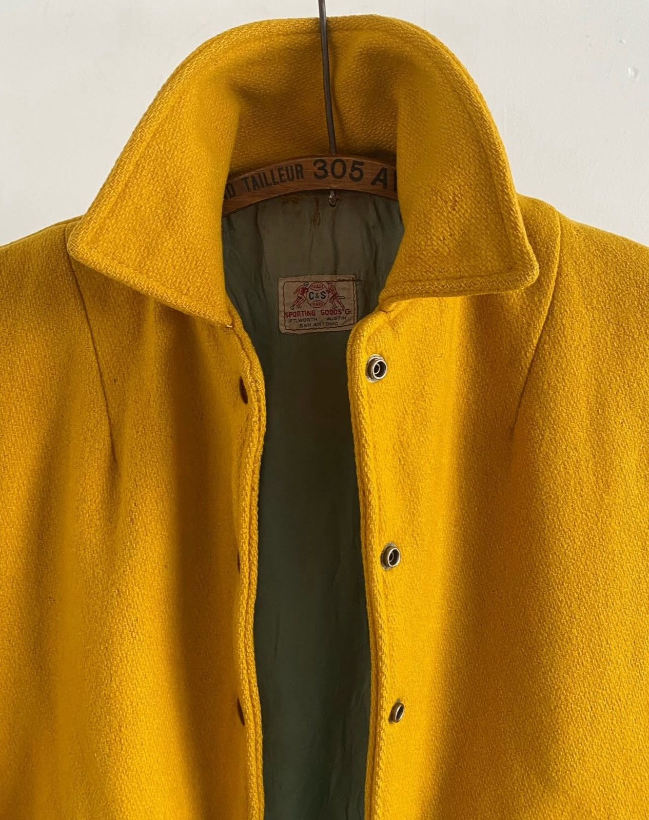 Vintage 1950s True Vintage Baseball Wool Jacket Size M / US 6-8 / IT 42-44 - 3 Thumbnail