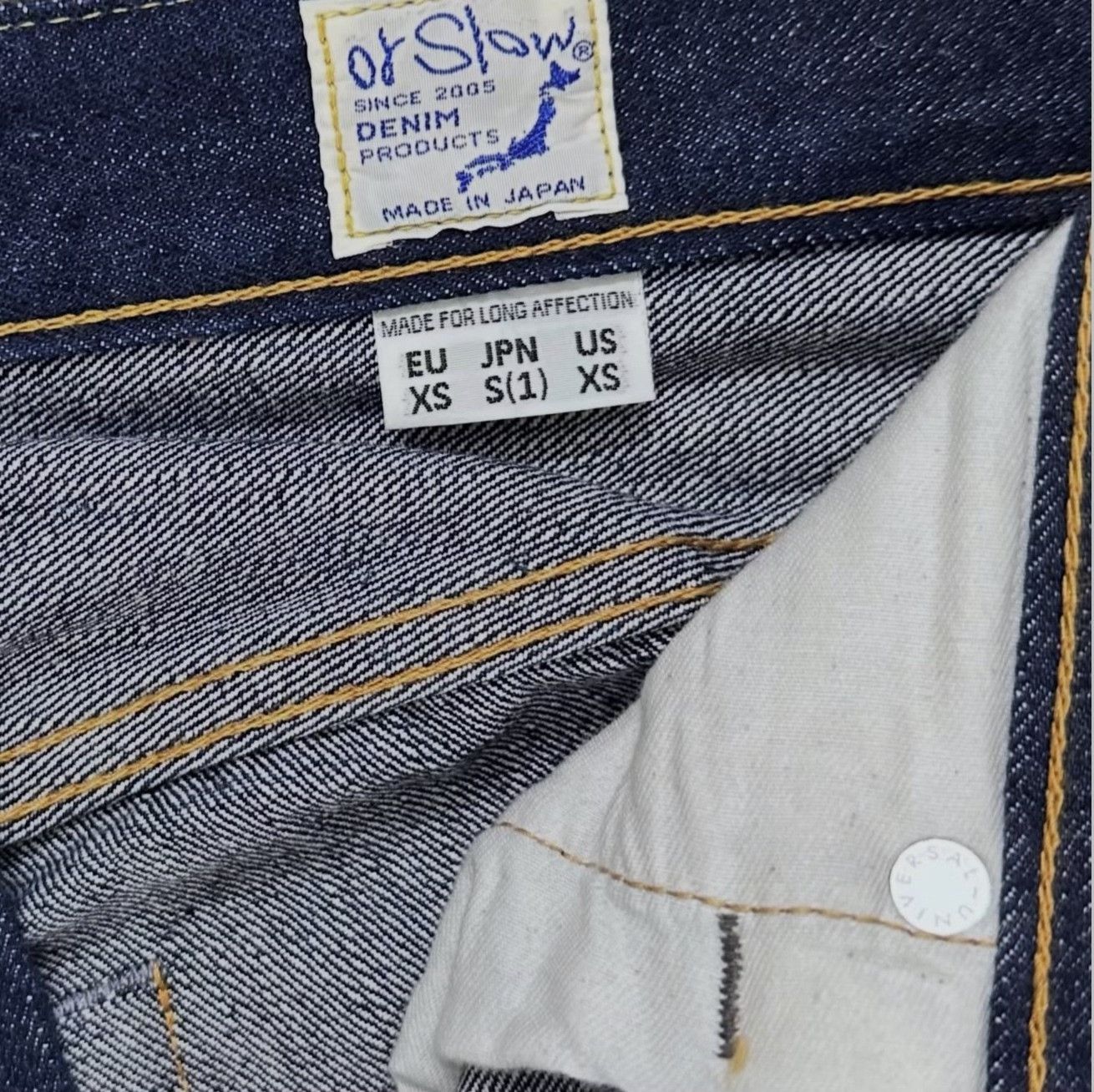 Vintage Orslow 105SL Selvedge Denim Size US 30 / EU 46 - 6 Thumbnail