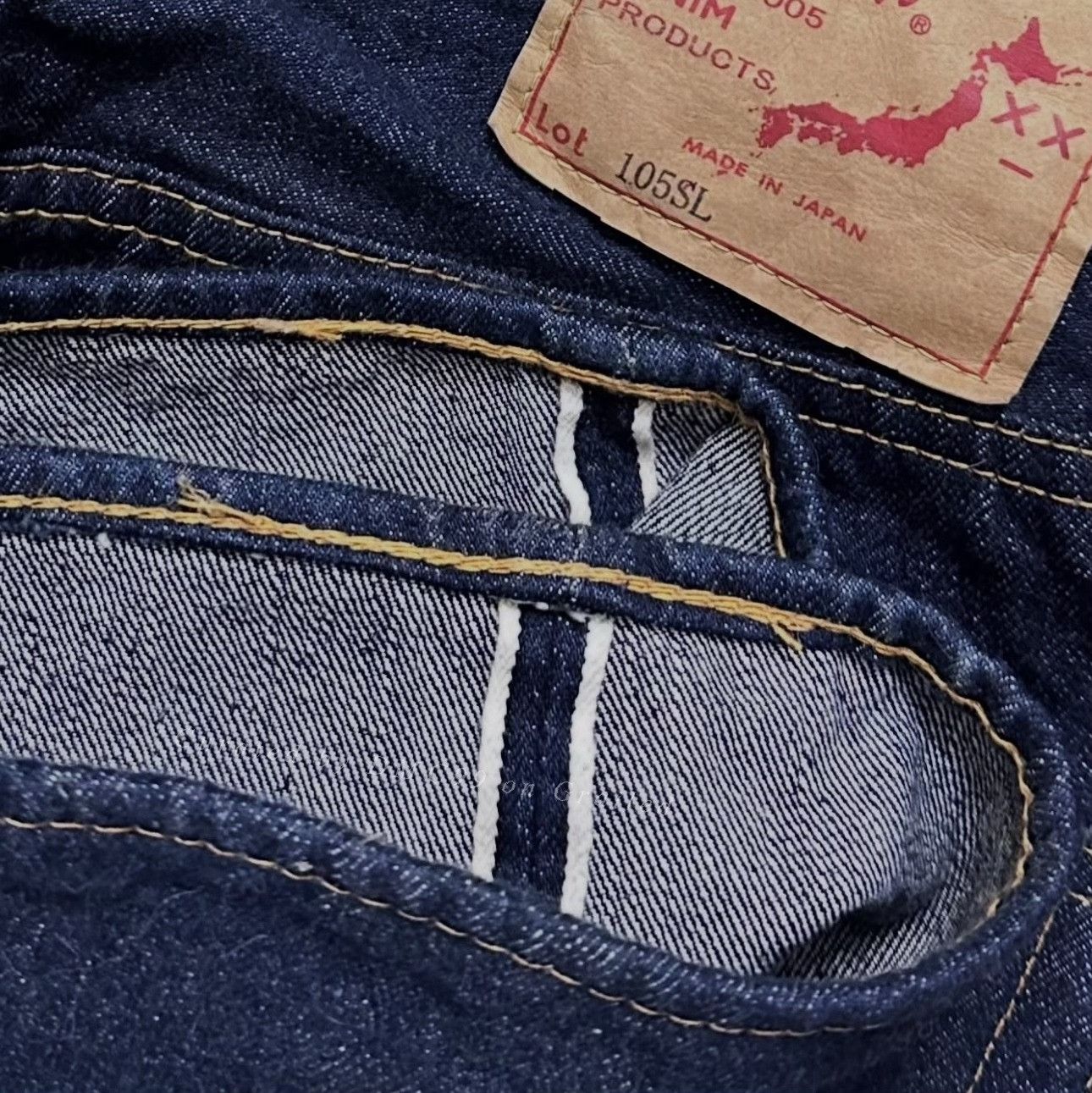 Vintage Orslow 105SL Selvedge Denim Size US 30 / EU 46 - 5 Thumbnail