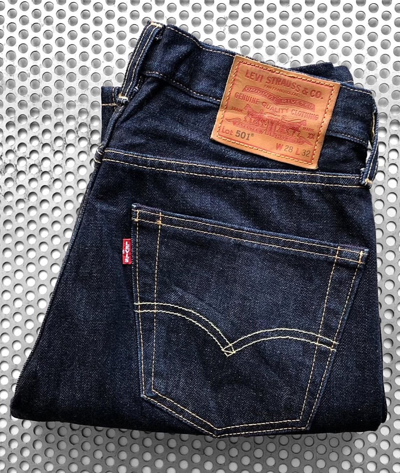 Vintage Levi's 501 Premium Big E 14oz Denim Size US 30 / EU 46 - 2 Thumbnail
