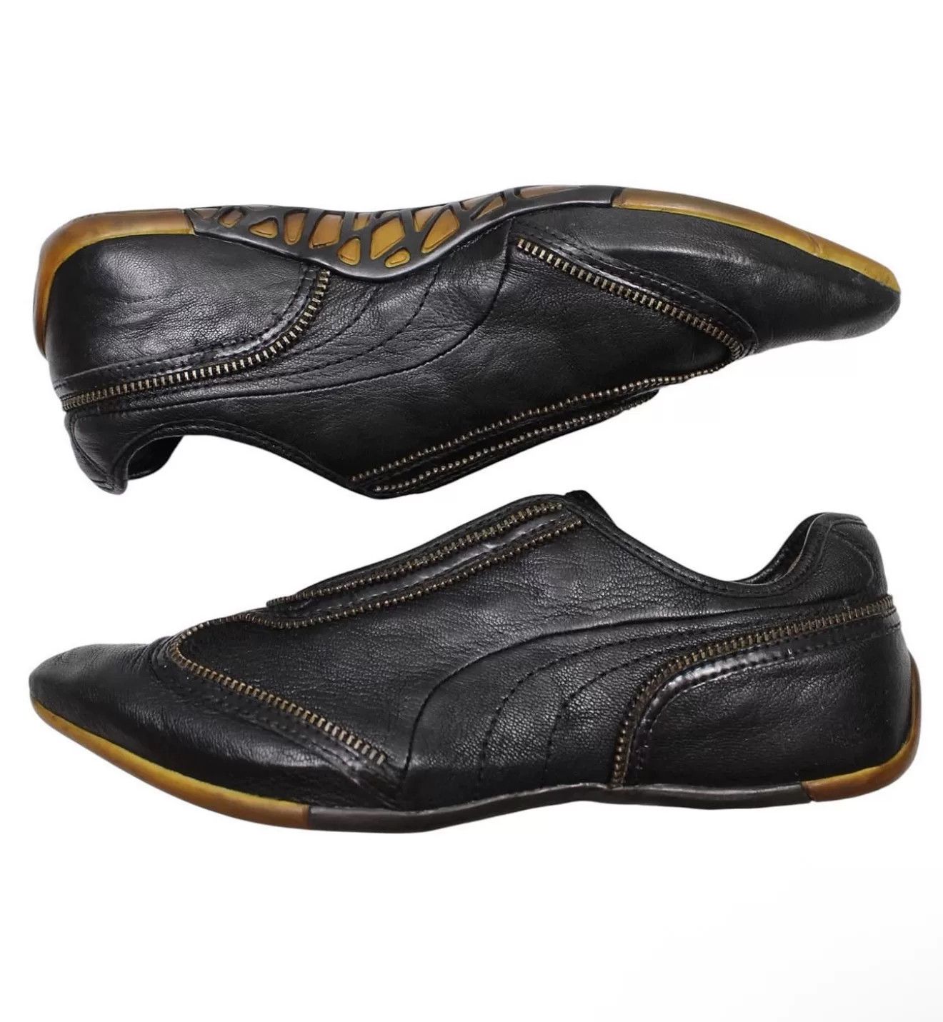 Vintage 2006 Alexander McQueen x Puma Zipper Low Trainers Size US 8 / EU 41 - 5 Thumbnail