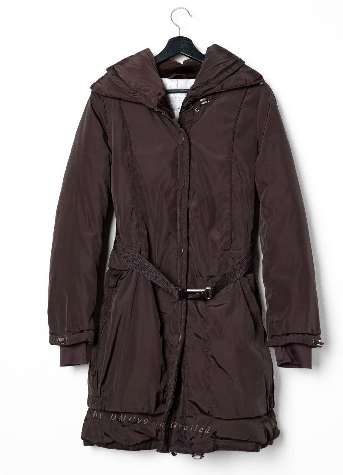 Vintage Vintage Marithé + François Girbaud Brown Down Jacket Size M / US 6-8 / IT 42-44 - 4 Thumbnail