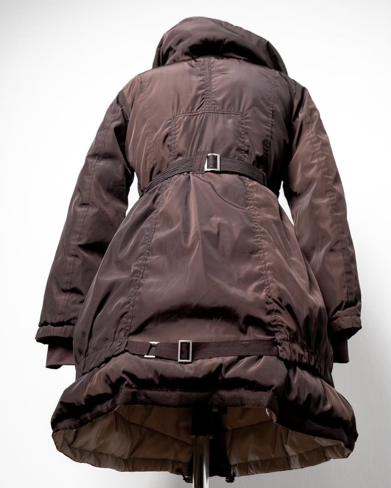 Vintage Vintage Marithé + François Girbaud Brown Down Jacket Size M / US 6-8 / IT 42-44 - 3 Thumbnail