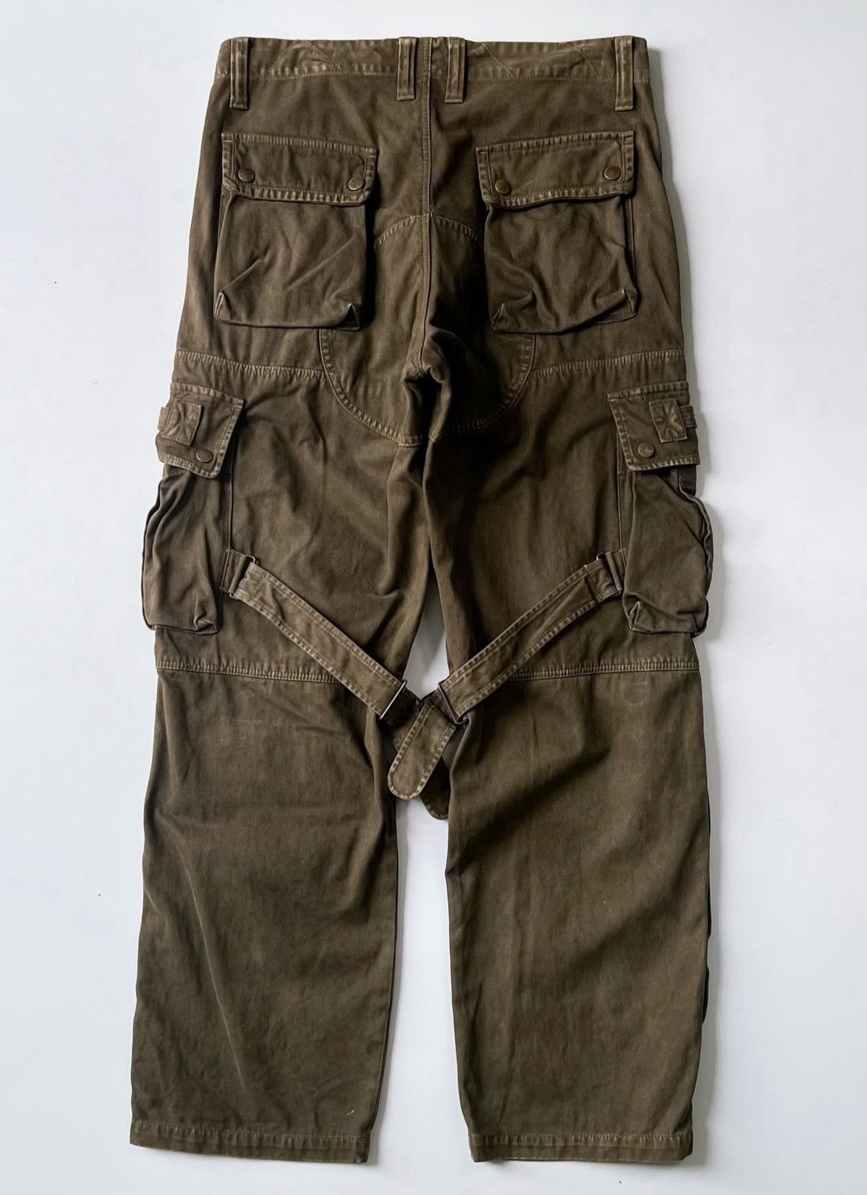 Vintage Vintage 2000s Moleskin Bondage Cargo Pant Size US 30 / EU 46 - 2 Thumbnail