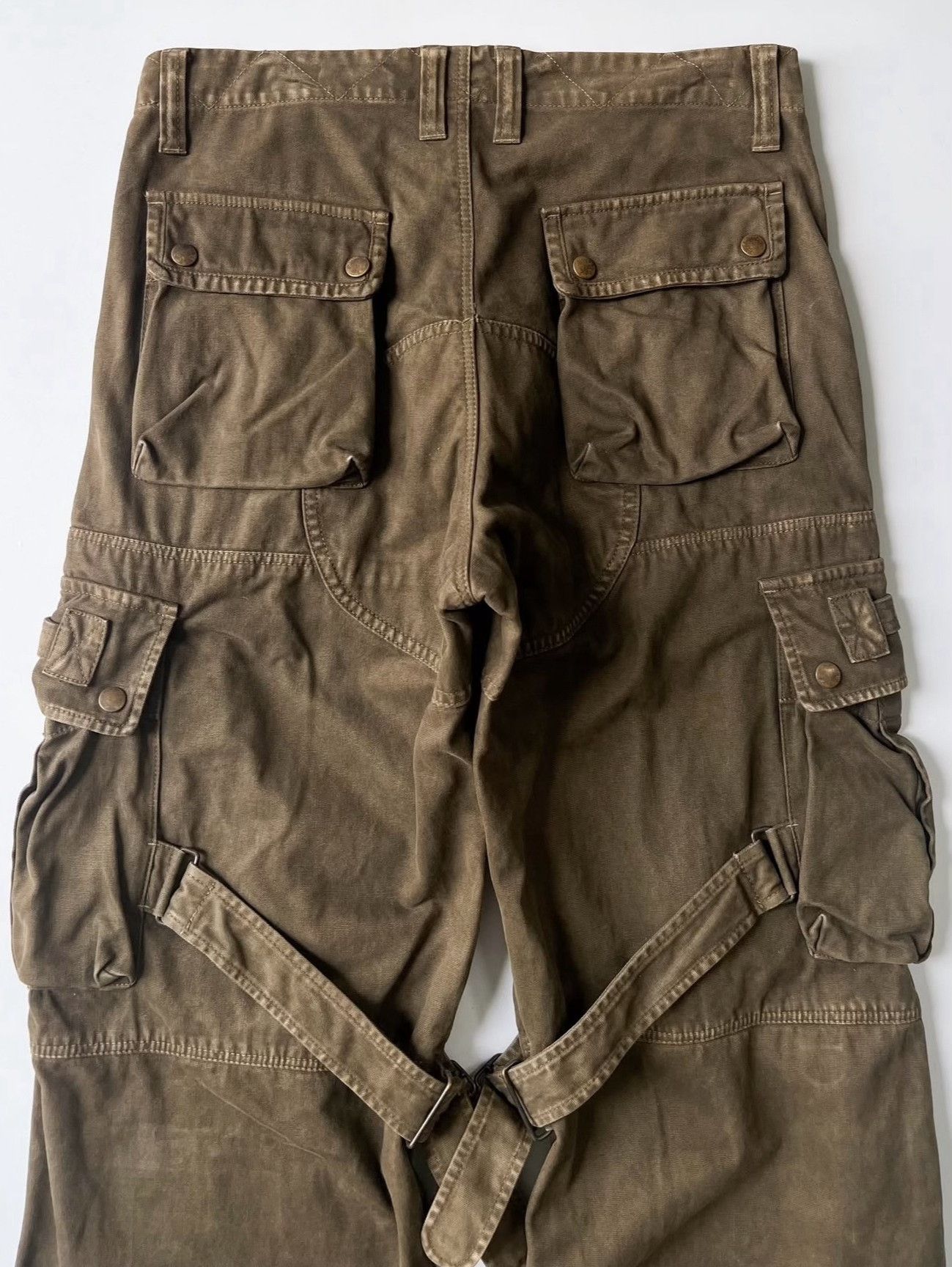 Vintage Vintage 2000s Moleskin Bondage Cargo Pant Size US 30 / EU 46 - 6 Thumbnail