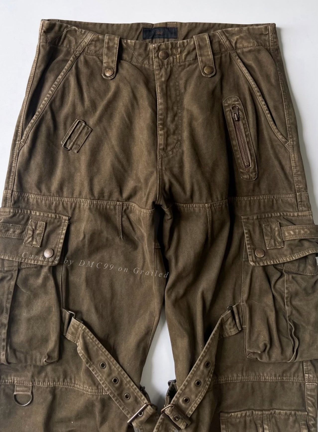 Vintage Vintage 2000s Moleskin Bondage Cargo Pant Size US 30 / EU 46 - 4 Thumbnail