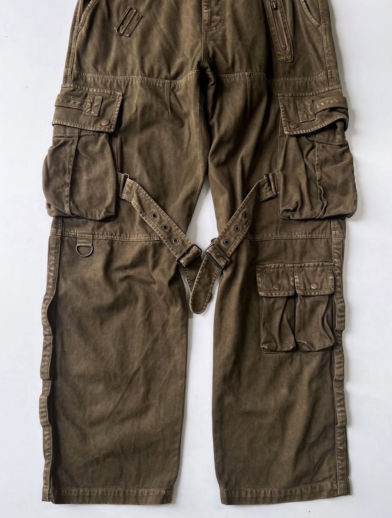 Vintage Vintage 2000s Moleskin Bondage Cargo Pant Size US 30 / EU 46 - 3 Thumbnail