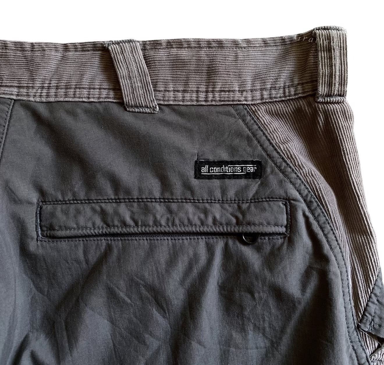 Vintage 2000s Nike ACG Hybrid Cord/Nylon Patch Pants Size US 30 / EU 46 - 5 Thumbnail
