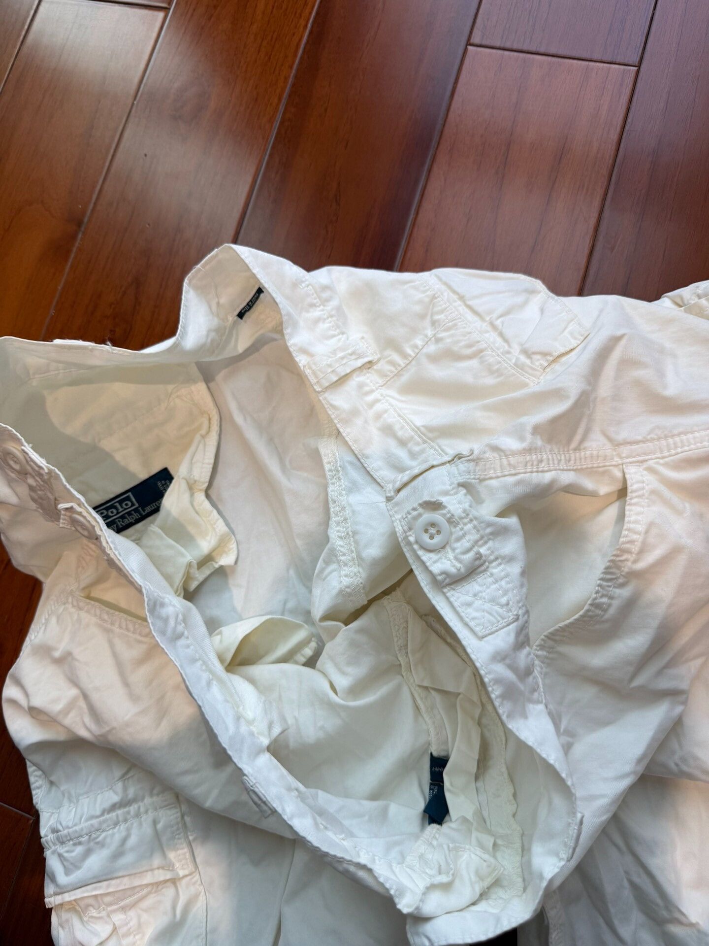 Polo Ralph Lauren Polo Ralph Lauren Men's White Cargo Pants Size US 30 / EU 46 - 4 Thumbnail