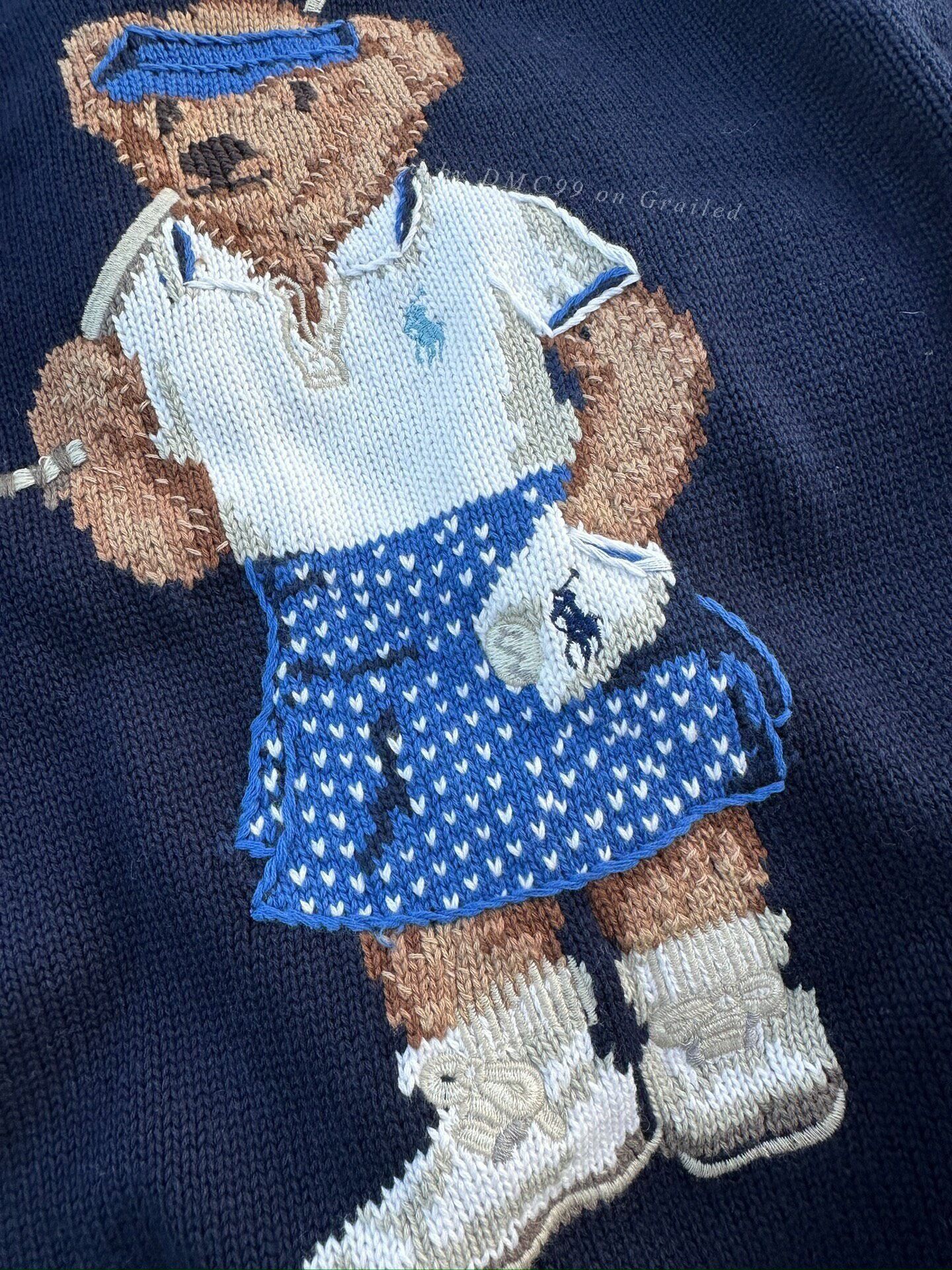 Polo Ralph Lauren Ralph Lauren Bear Women's Sweater Size M / US 6-8 / IT 42-44 - 2 Thumbnail