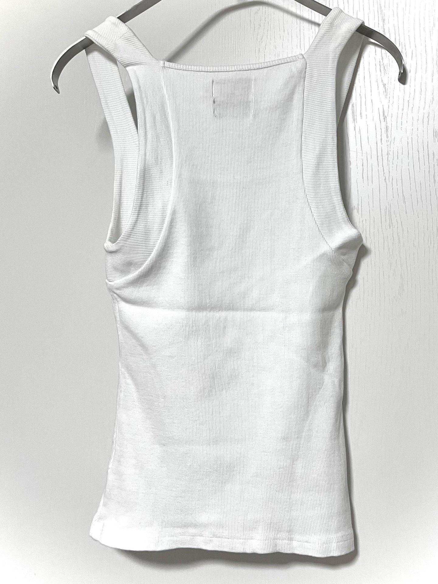 Charles Jeffrey LOVERBOY LOVERBOY Charles Jeffrey White Rib Knit Vest Size M / US 6-8 / IT 42-44 - 7 Thumbnail