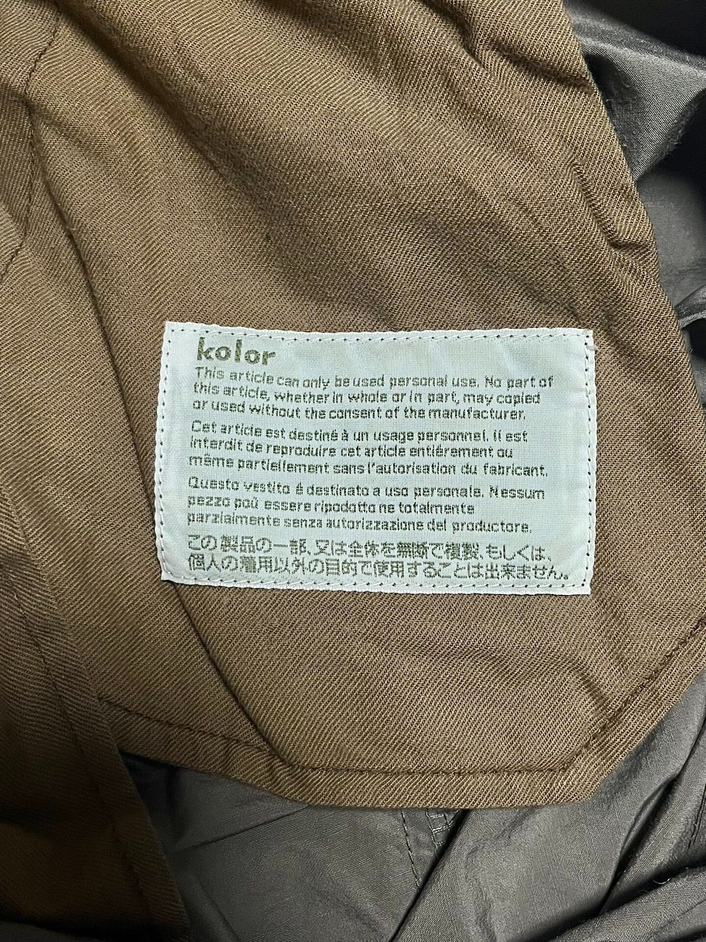 Kolor Kolor Japanese Made Gray Cargo Pants Size US 30 / EU 46 - 2 Thumbnail