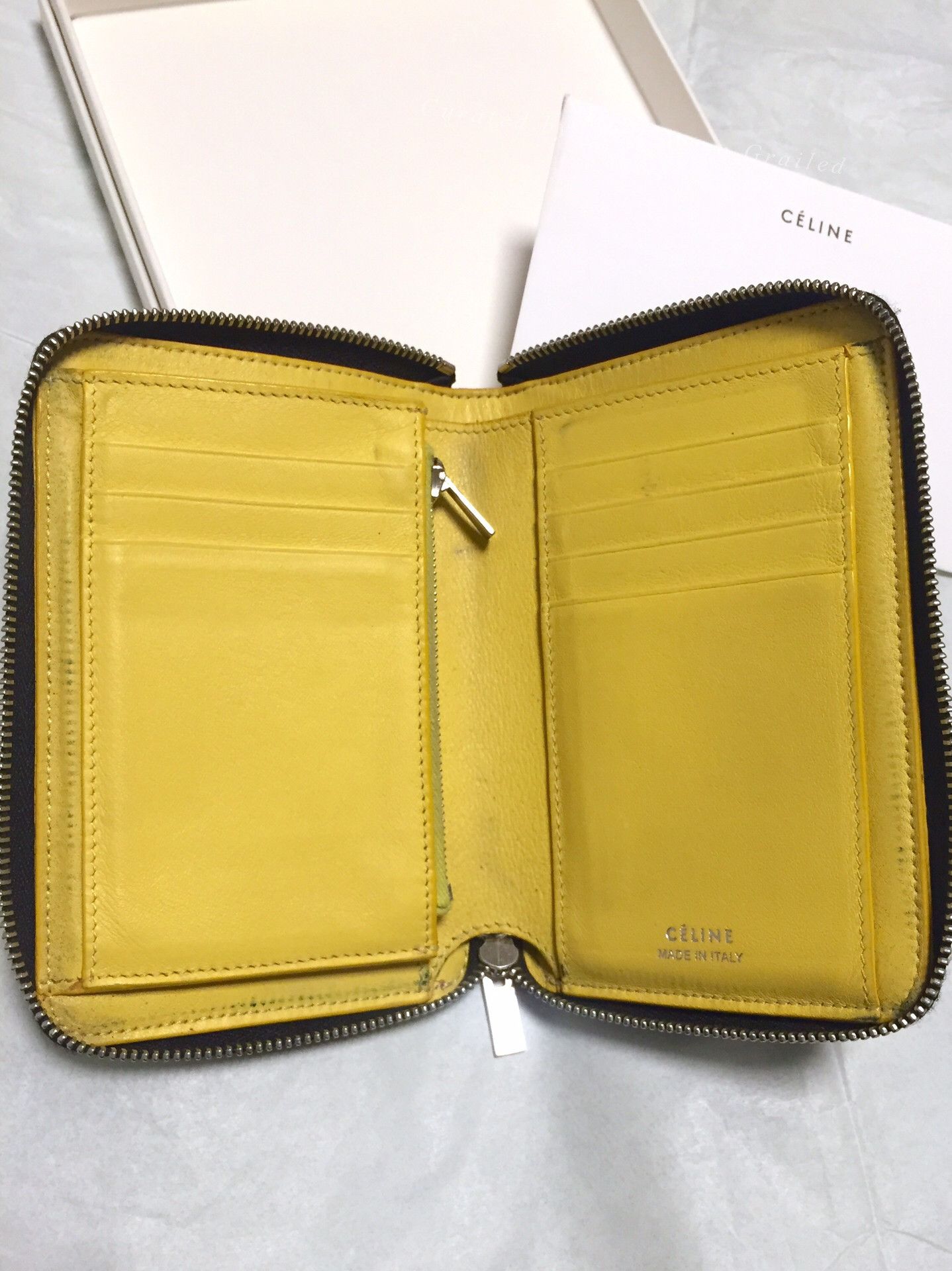 Celine CELINE Leather Wallet with Box Size ONE SIZE - 6 Thumbnail