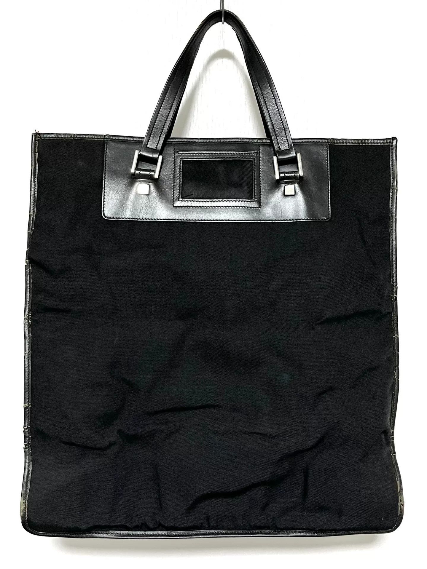 Gucci Gucci Leather Nylon Handbag Size ONE SIZE - 2 Thumbnail