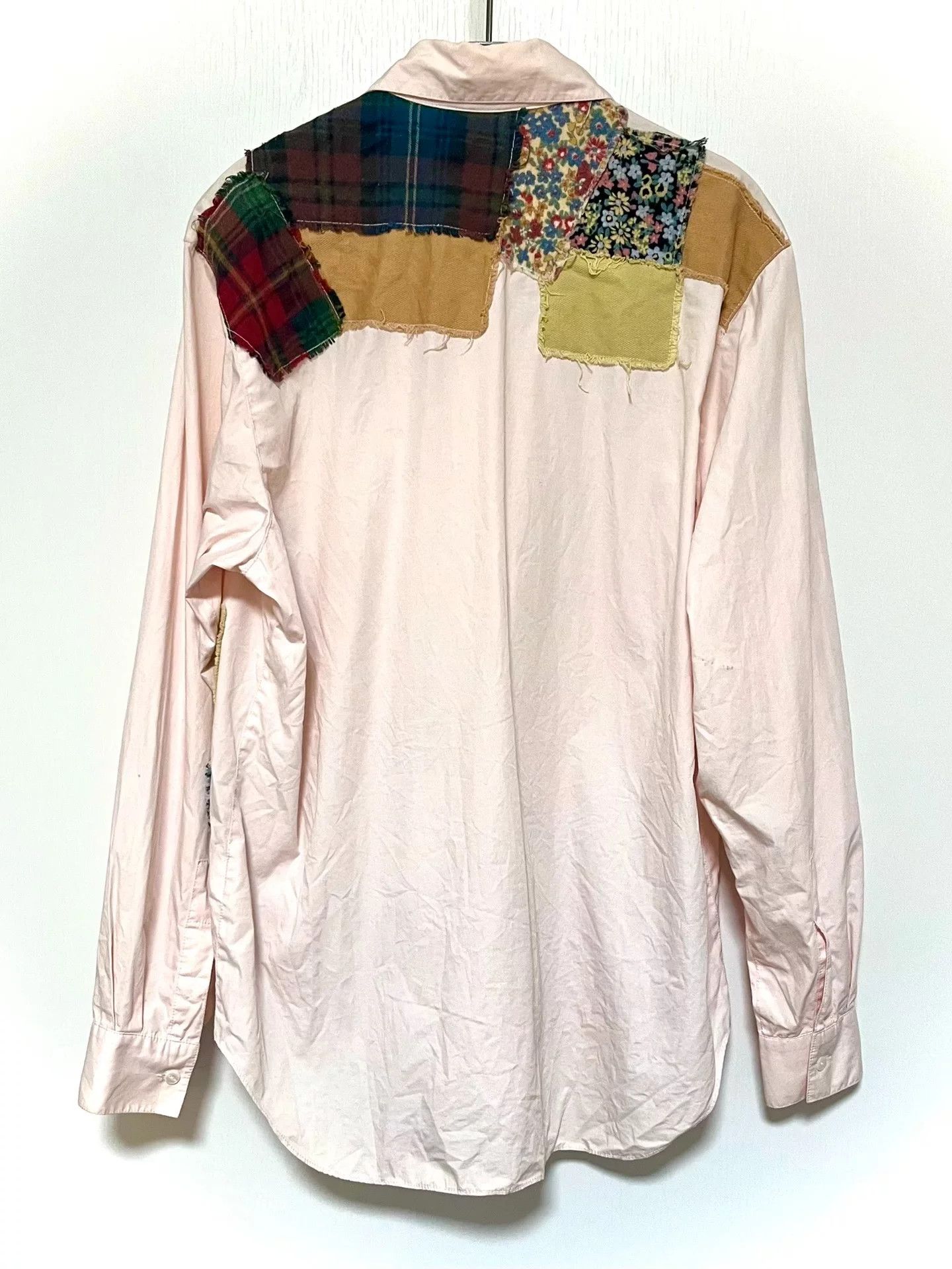 Kapital Betty's Blue Boy Pink Henley Shirt Japan Size M / US 6-8 / IT 42-44 - 5 Thumbnail