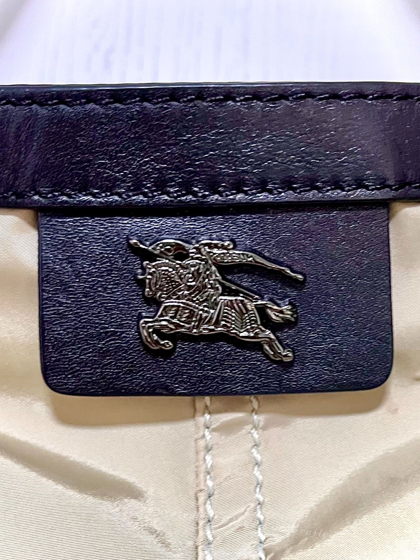 Burberry Burberry Leather Nylon Bag Size ONE SIZE - 2 Thumbnail