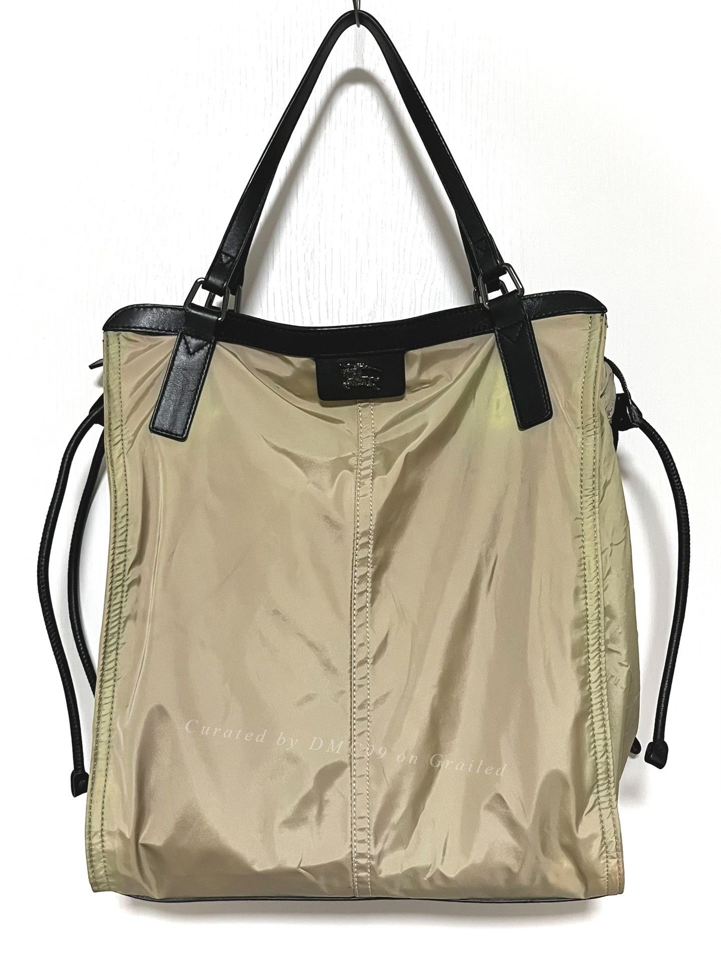 Burberry Burberry Leather Nylon Bag Size ONE SIZE - 3 Thumbnail