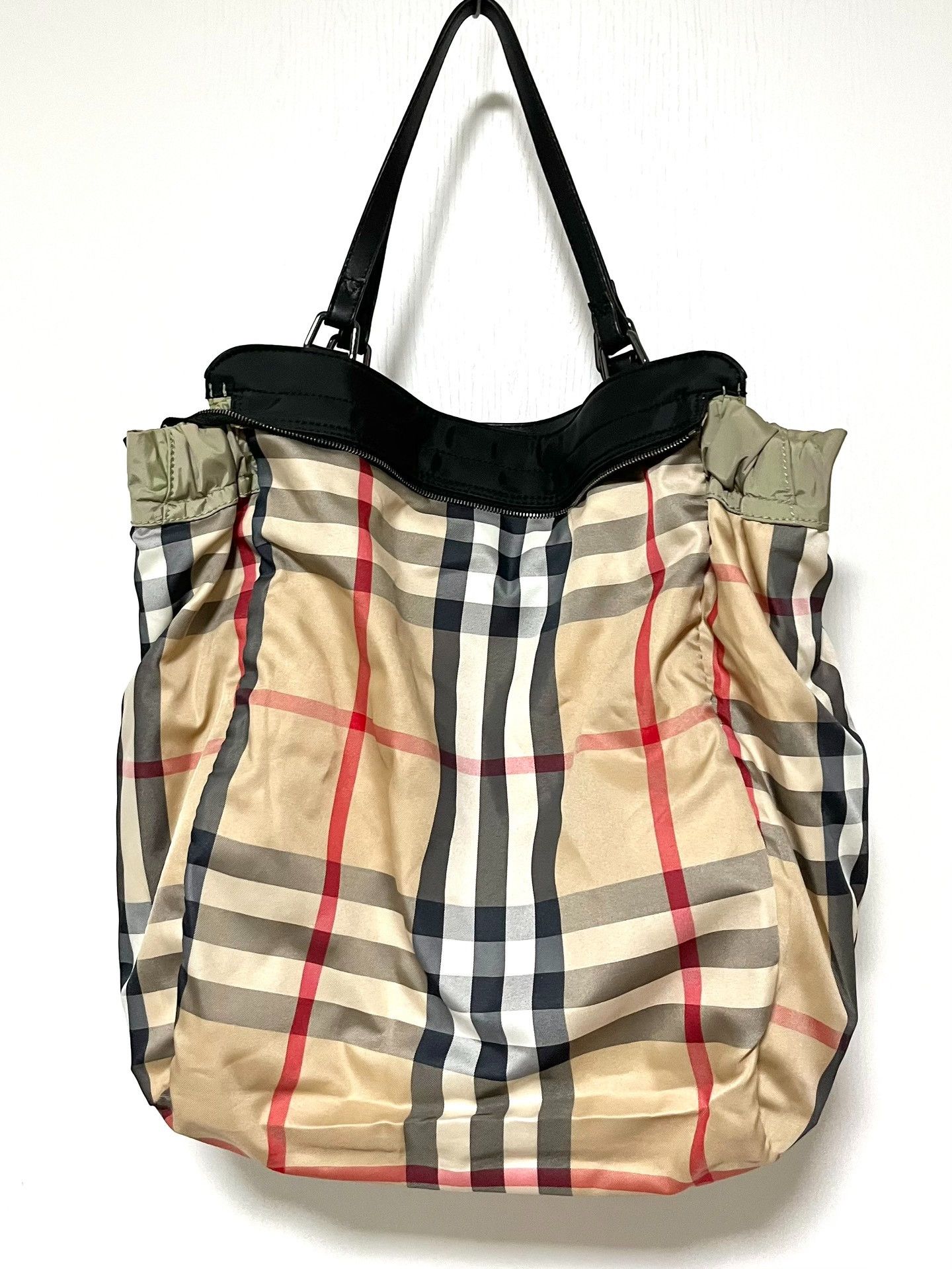 Burberry Burberry Leather Nylon Bag Size ONE SIZE - 6 Thumbnail