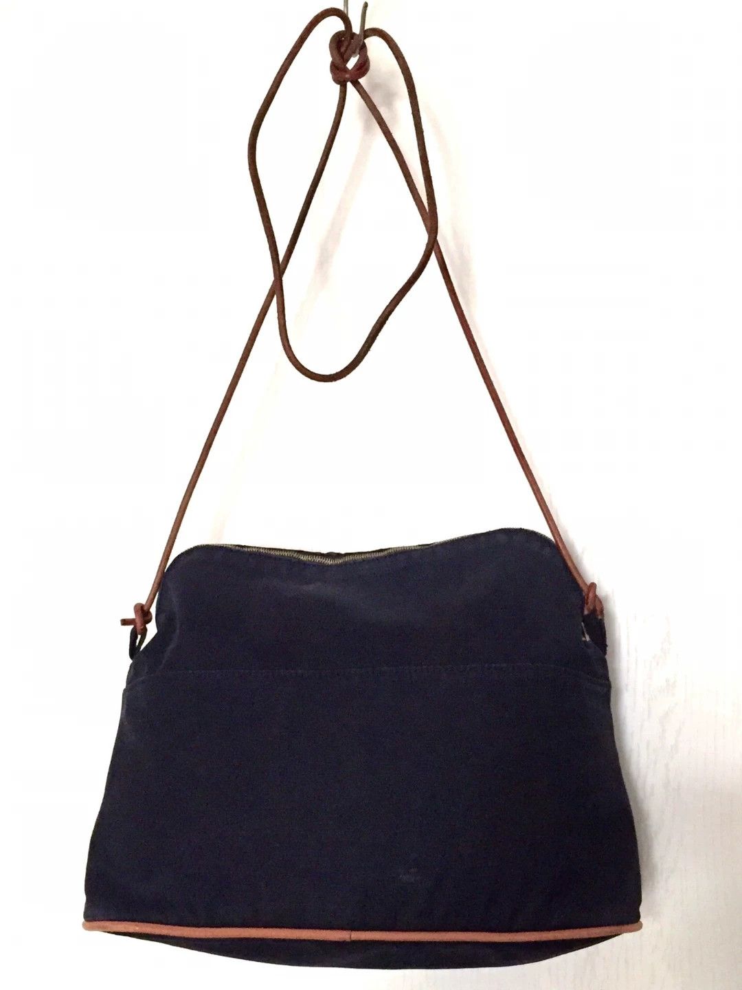 Hermes Hermes Navy Canvas Bag Size ONE SIZE - 6 Thumbnail