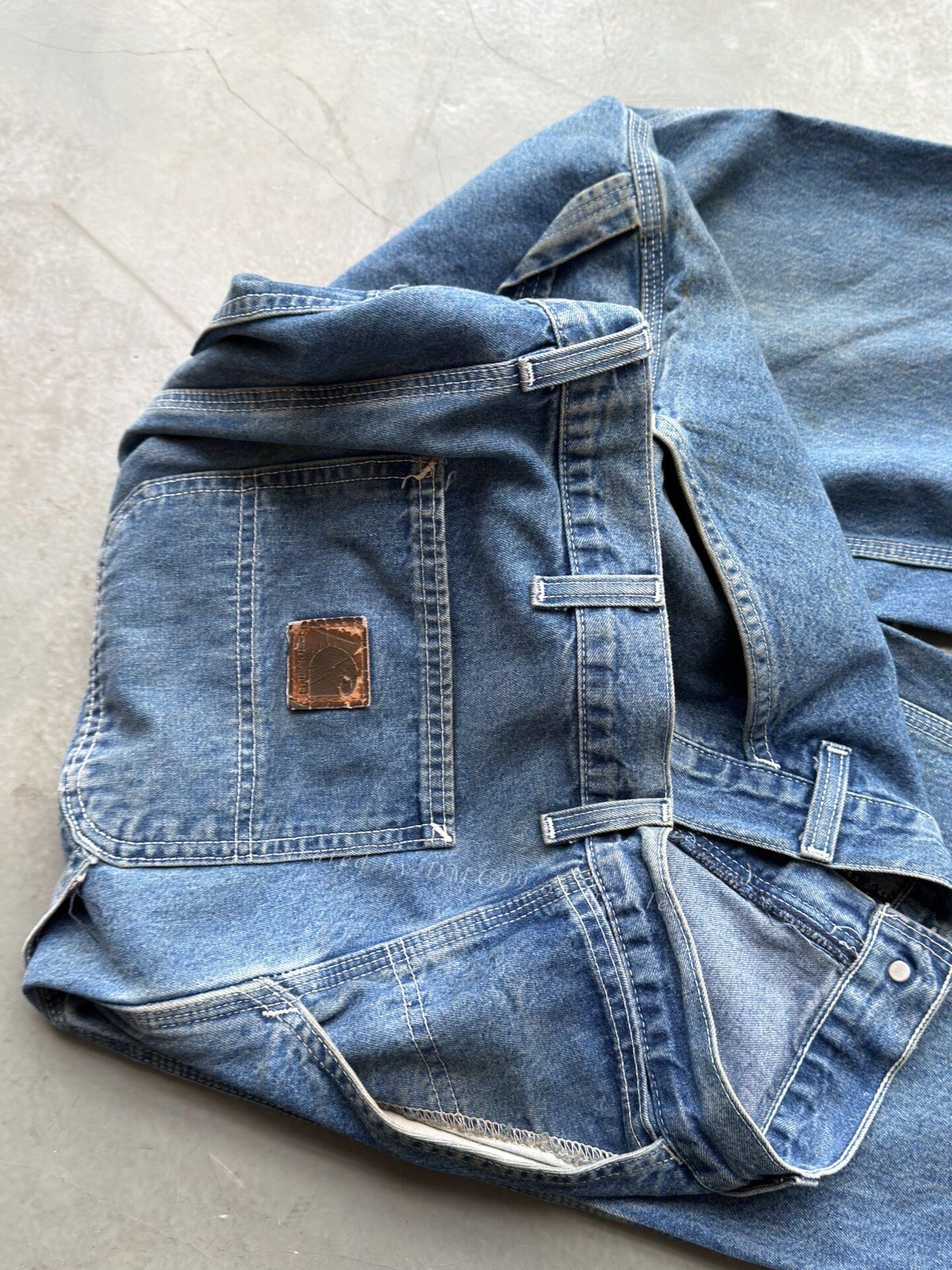 Vintage Vintage Carhartt B13 Dst Leather Patch Size US 30 / EU 46 - 4 Thumbnail