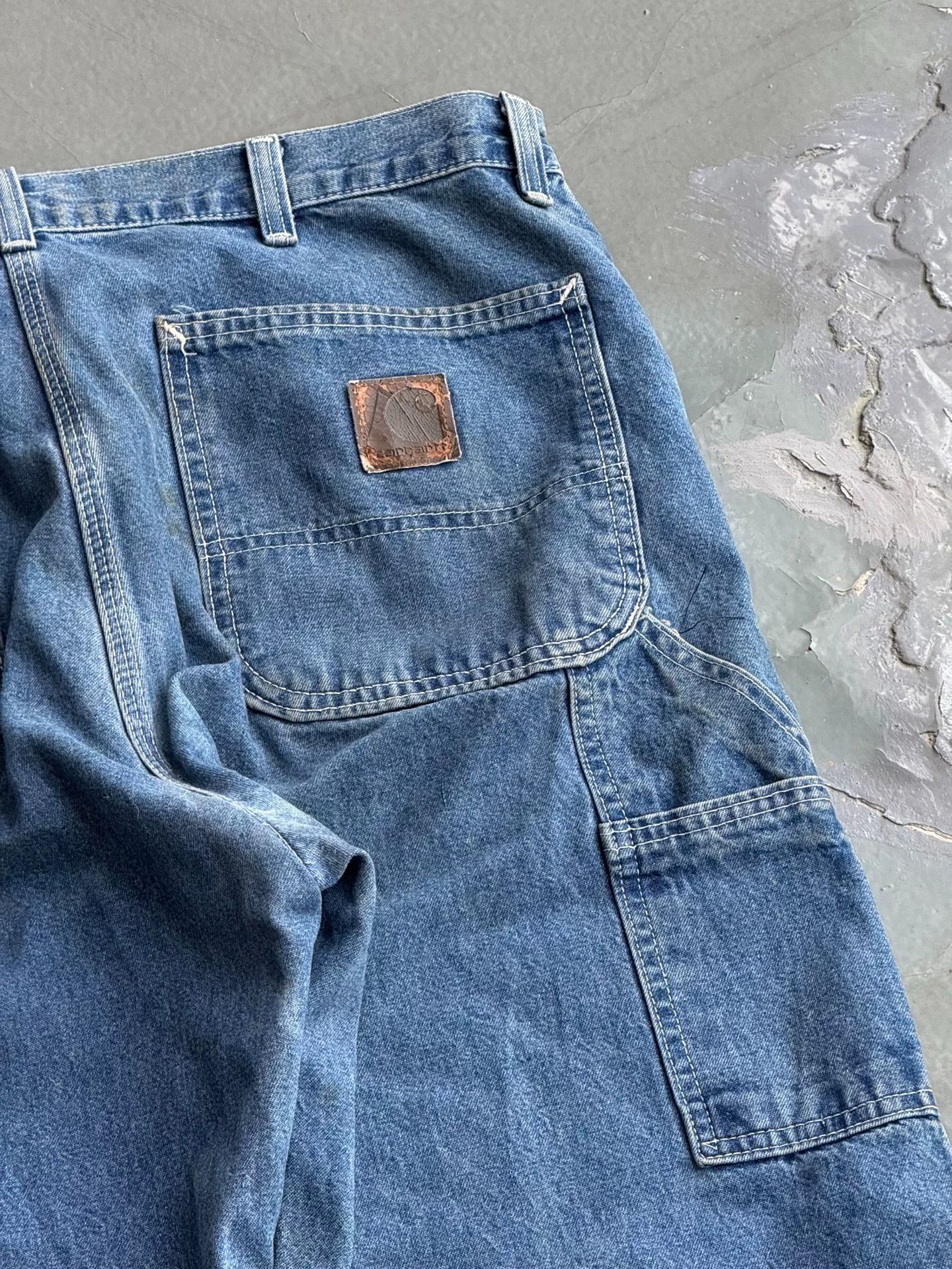 Vintage Vintage Carhartt B13 Dst Leather Patch Size US 30 / EU 46 - 6 Thumbnail