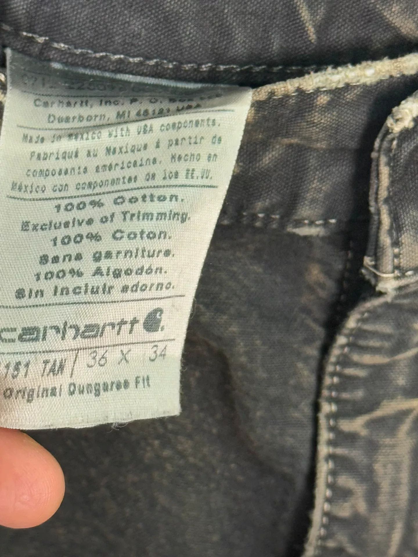 Vintage Vintage Carhartt Cargo Pants Size US 30 / EU 46 - 7 Thumbnail