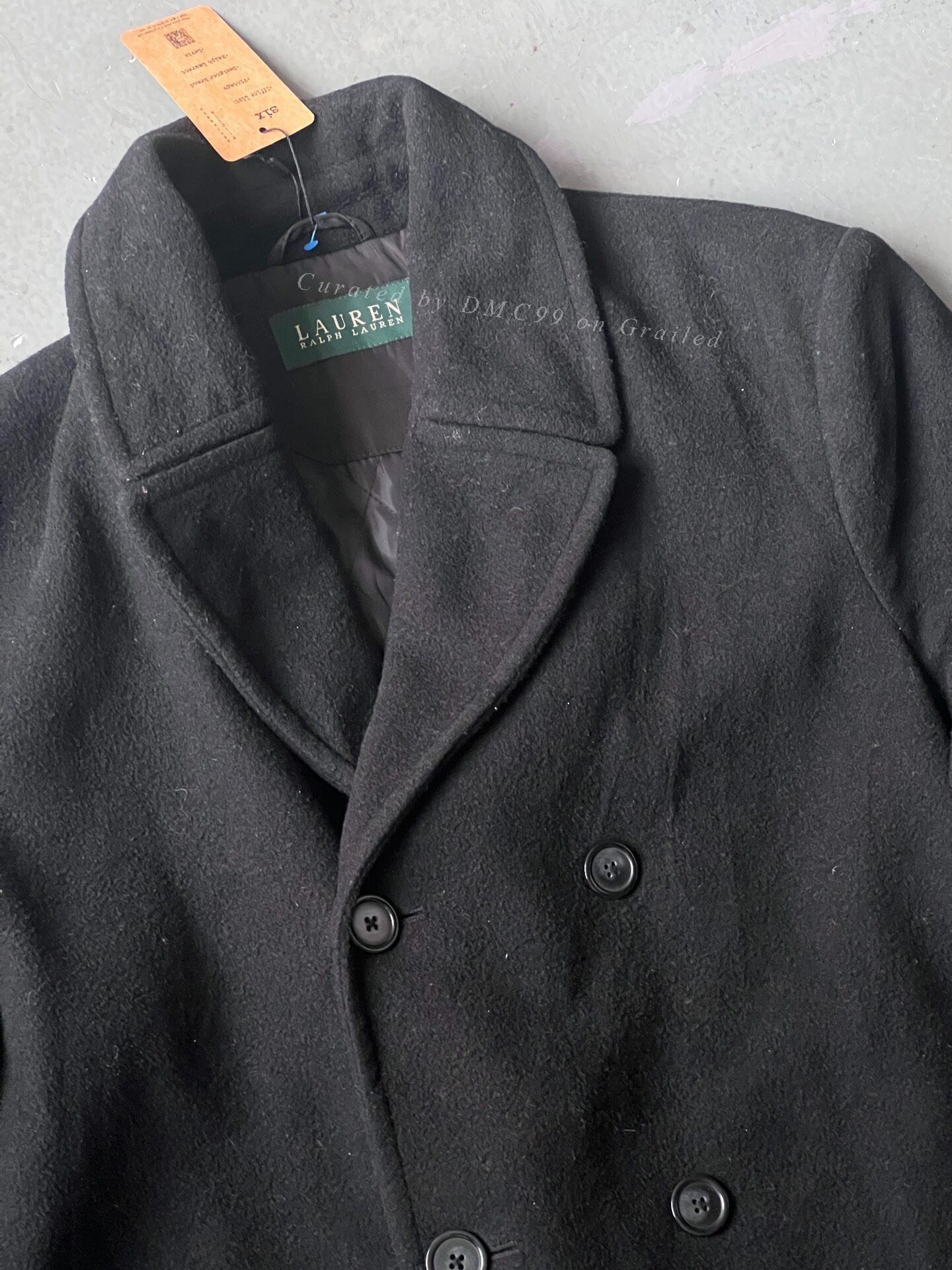 Vintage Vintage Ralph Lauren Women's Wool Coat Size M / US 6-8 / IT 42-44 - 2 Thumbnail
