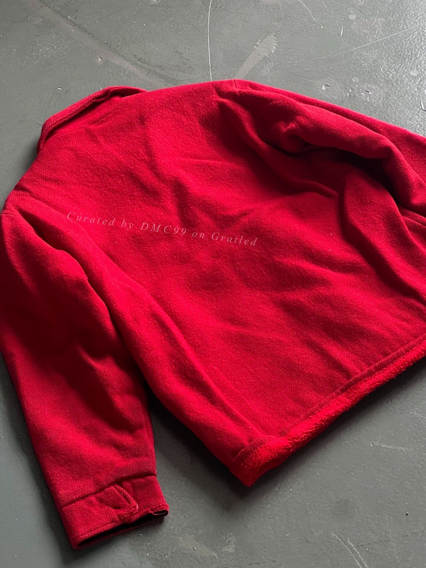 Vintage Vintage Wool Rich Red Cotton Jacket Size M / US 6-8 / IT 42-44 - 6 Thumbnail