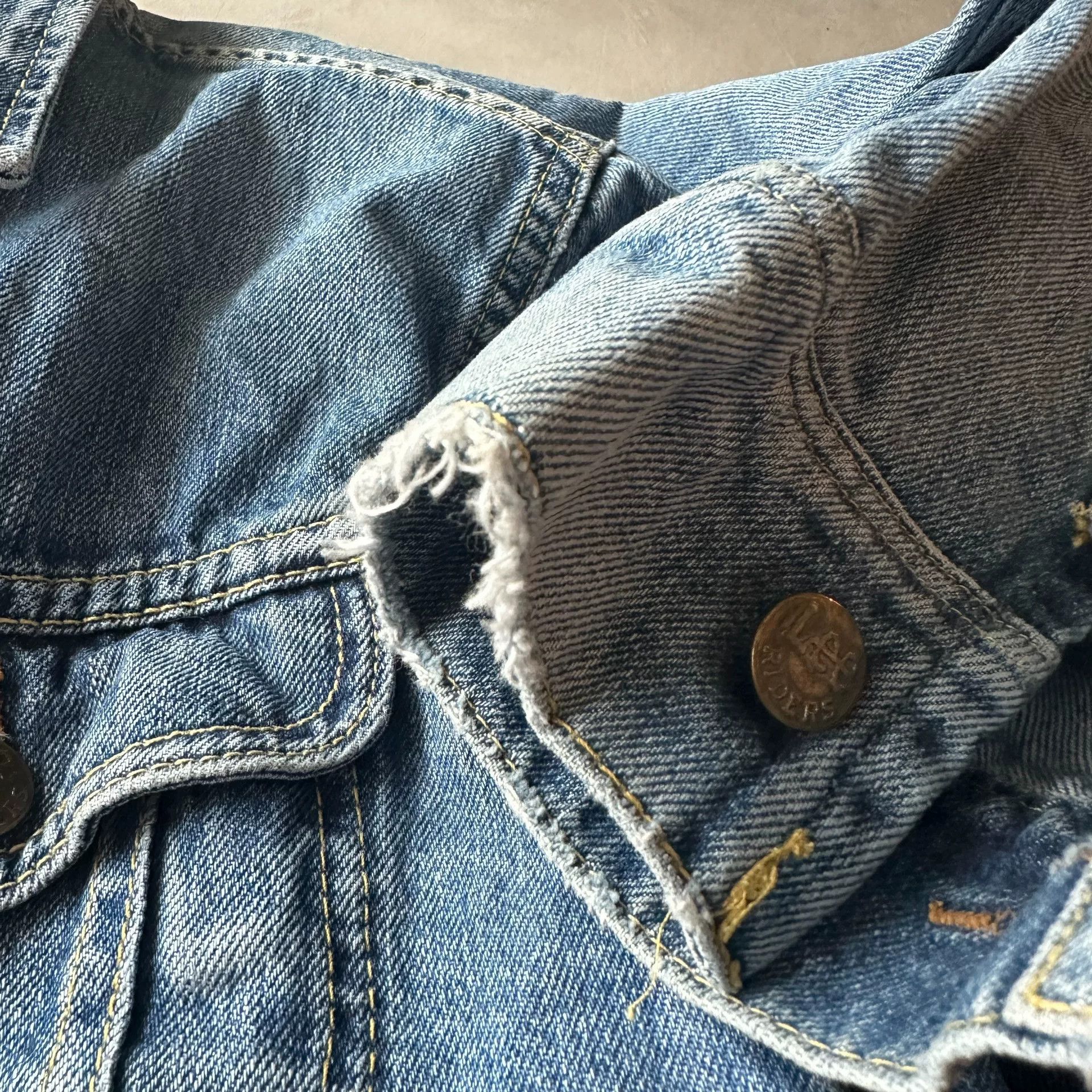 Vintage Vintage Lee Denim J101 70s Jacket Size M / US 6-8 / IT 42-44 - 6 Thumbnail