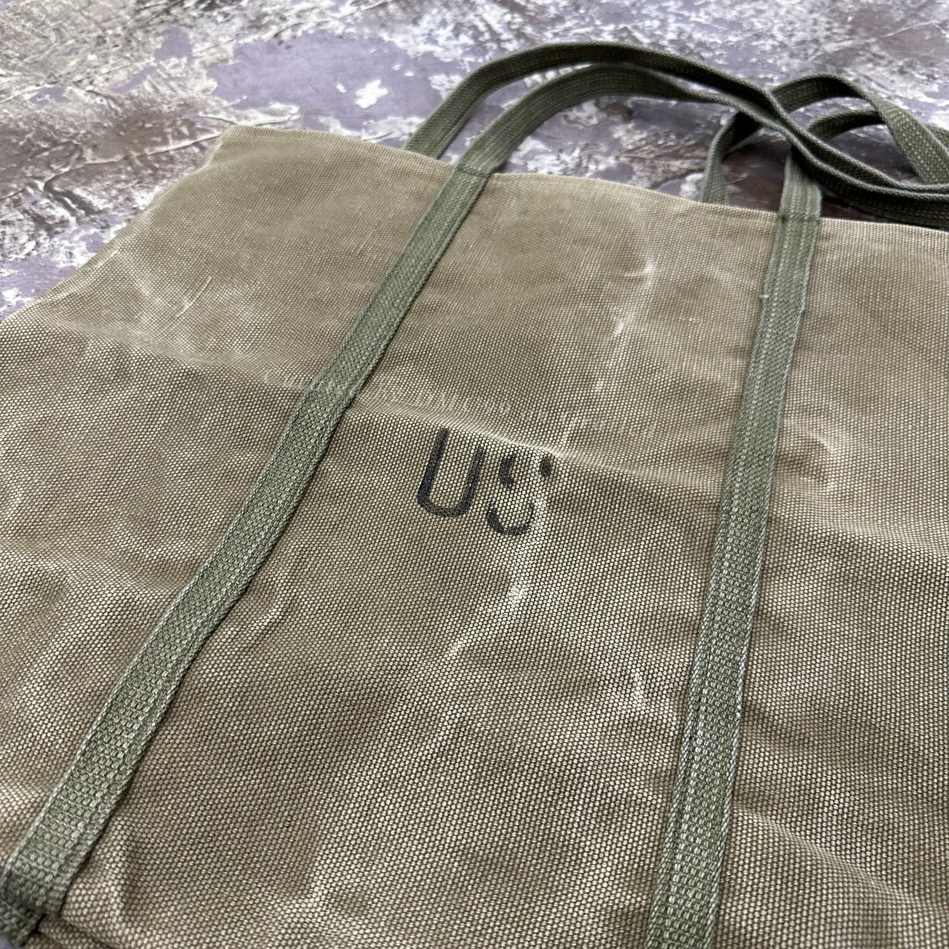Vintage USA Army Military Tote Bag Size ONE SIZE - 2 Thumbnail