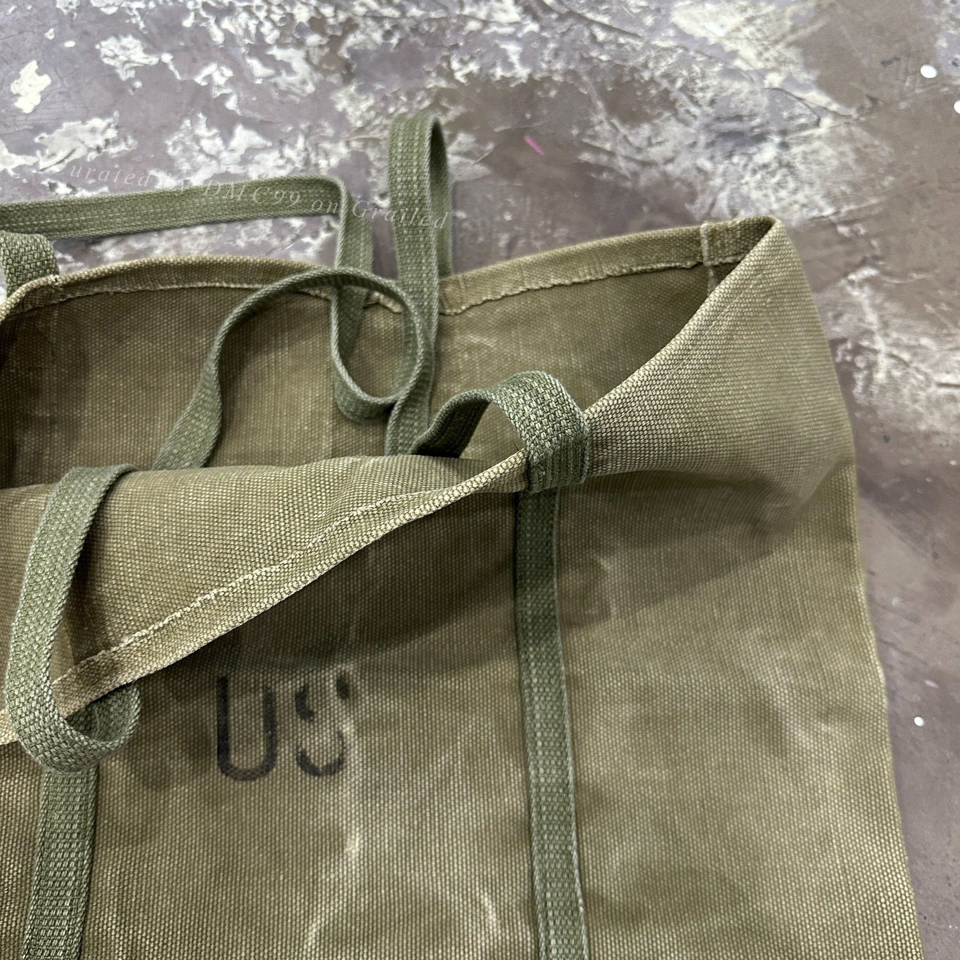 Vintage USA Army Military Tote Bag Size ONE SIZE - 3 Thumbnail