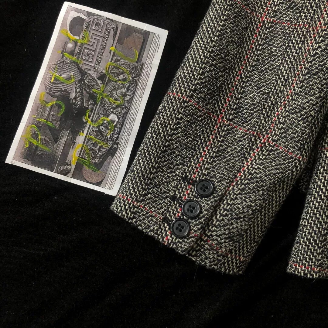 Miu Miu MiuMiu Tweed Plaid Short Blazer Size S / US 4 / IT 40 - 6 Thumbnail